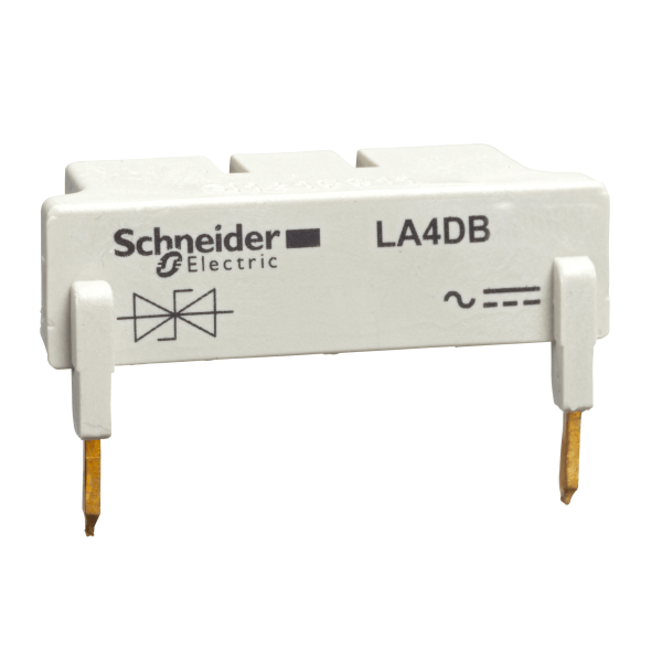 LA4DC3U — LA4DC3U - TeSys D - suppressor module - diodes - 24...250 V DC Schneider Electric