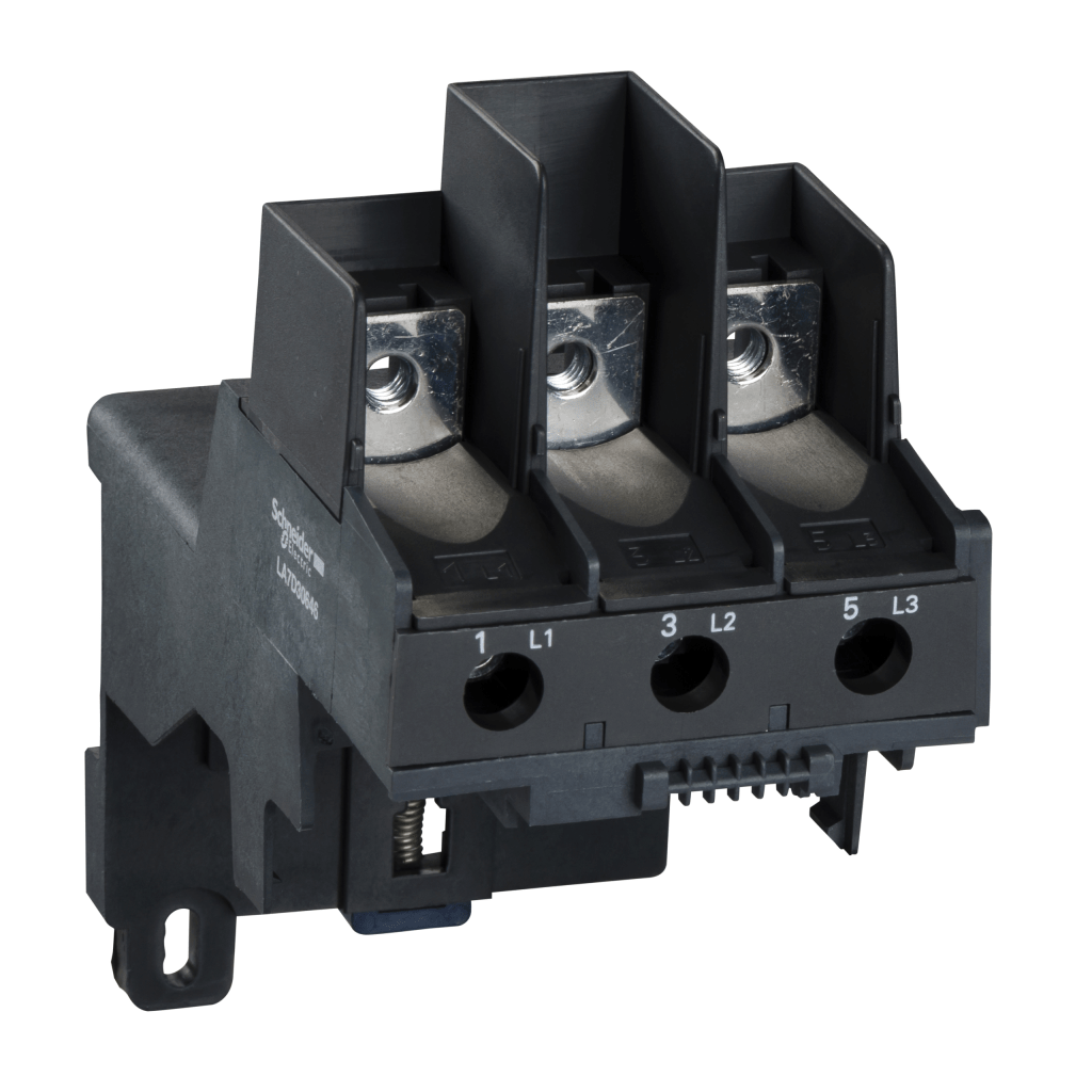 LA7D30646 - Adapter terminal block, TeSys LRD, for separate mounting of LR2D3… LR3D3…, lugs connection Schneider Electric