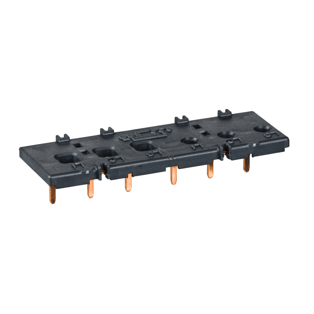 LAD9V5 - Set of power connections, parallel busbar, for 3P reversing contactors assembly, LC1D09-D38 screw clamp terminals Schneider Electric