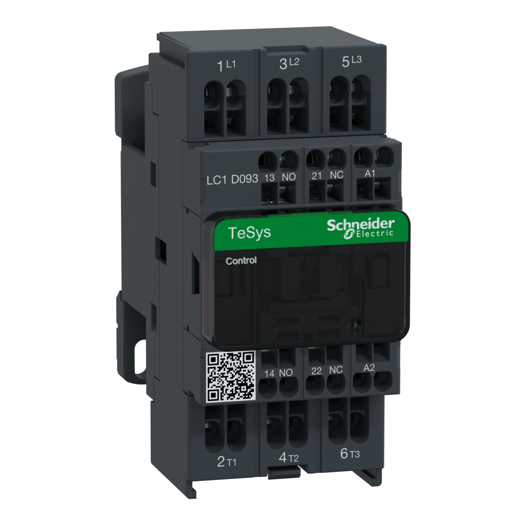 LC1D093B7 - TeSys D contactor - 3P(3 NO) - AC-3 - <= 440 V 9 A - 24 V AC coil Schneider Electric
