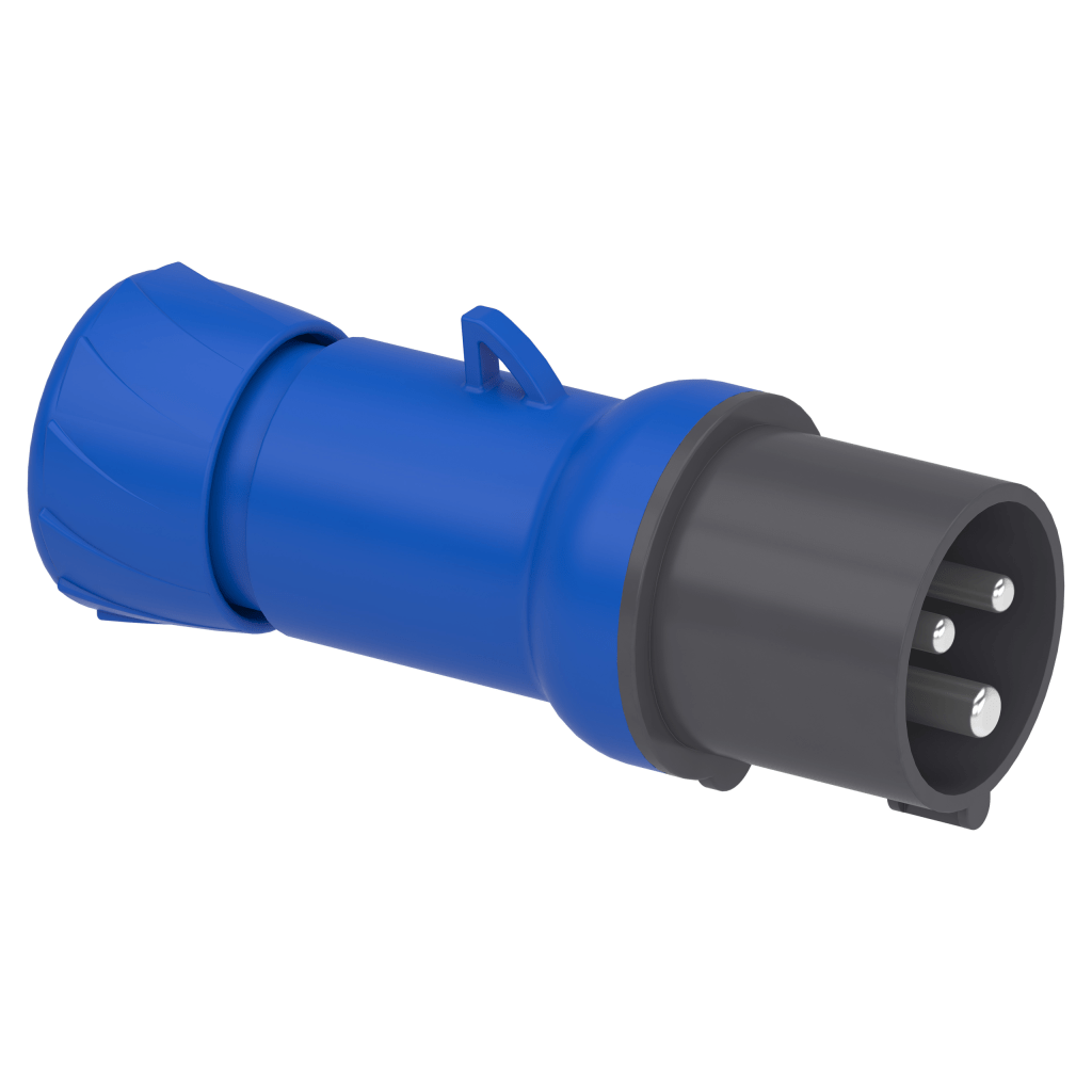 PKE16M423 - PratiKa wander plug - straight - 16 A - 2P + E - 200...250 V AC - IP44 Schneider Electric