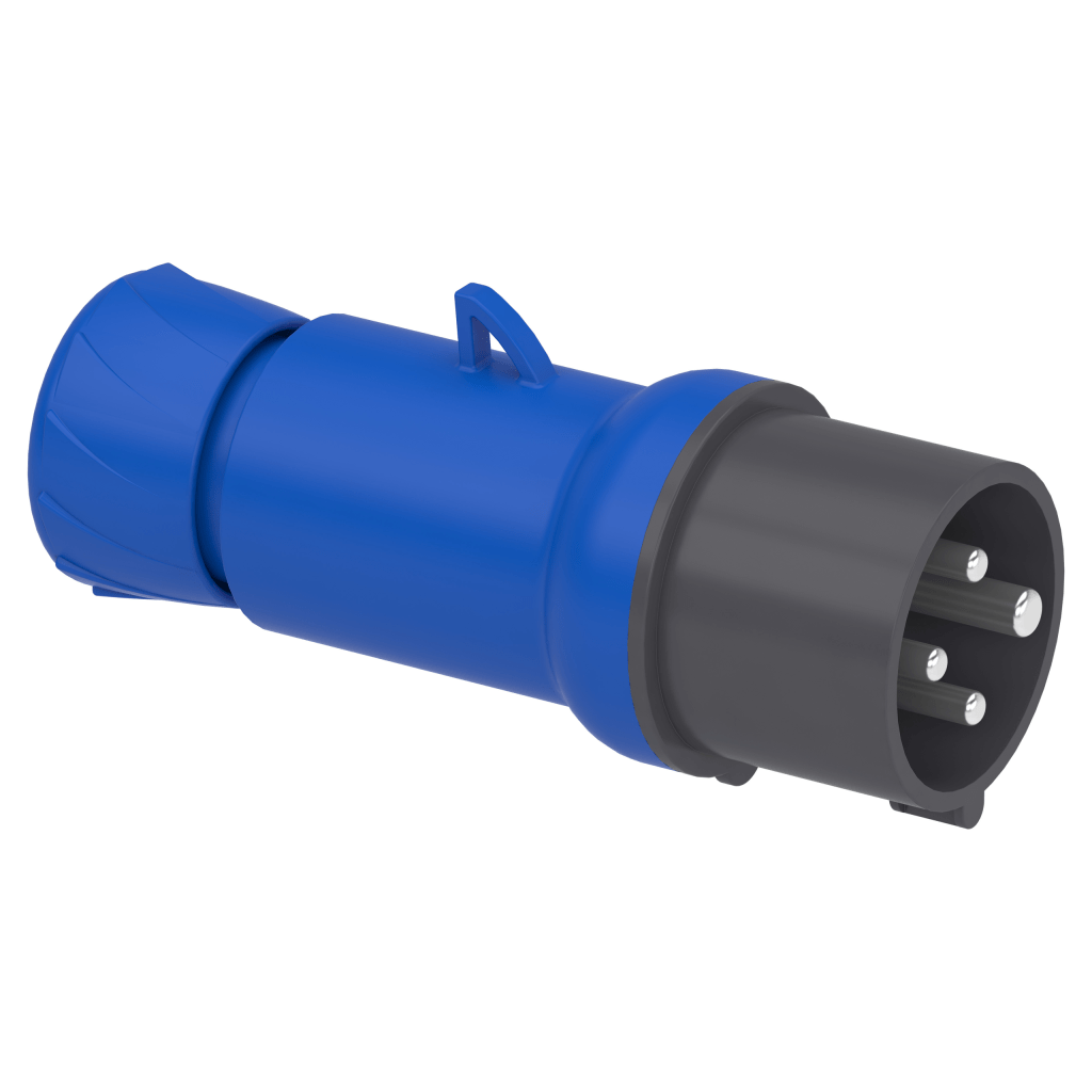 PKE16M424 - PratiKa wander plug - straight - 16 A - 3P + E - 200...250 V AC - IP44 Schneider Electric