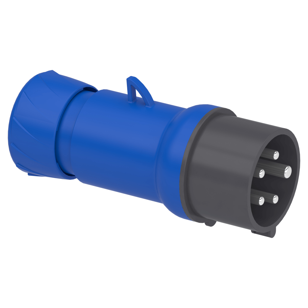 PKE16M425 - PratiKa wander plug - straight - 16 A - 3P + N + E - 200...250 V AC - IP44 Schneider Electric