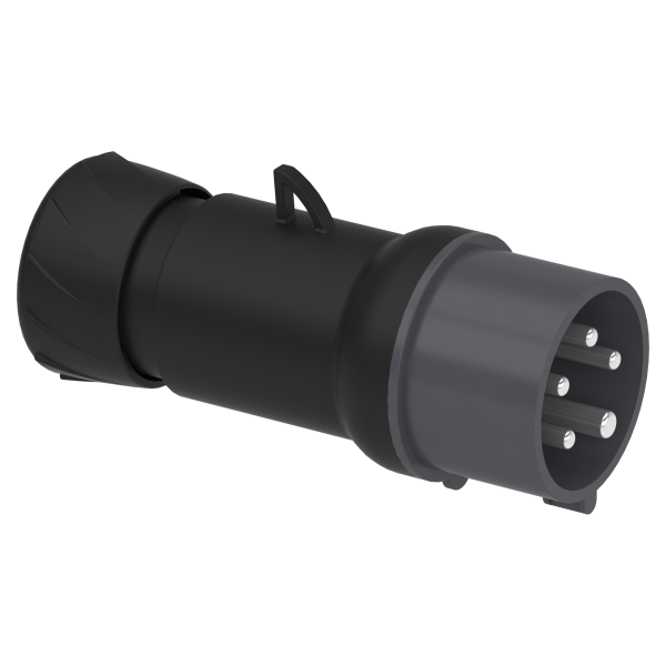 PKE16M445 — PKE16M445 - PratiKa wander plug - straight - 16 A - 3P + N + E - 480...500 V AC - IP44 Schneider Electric