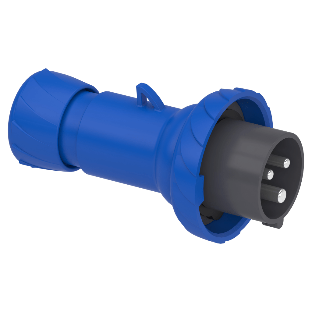 PKE16M723 - PratiKa wander plug - straight - 16 A - 2P + E - 200...250 V AC - IP67 Schneider Electric