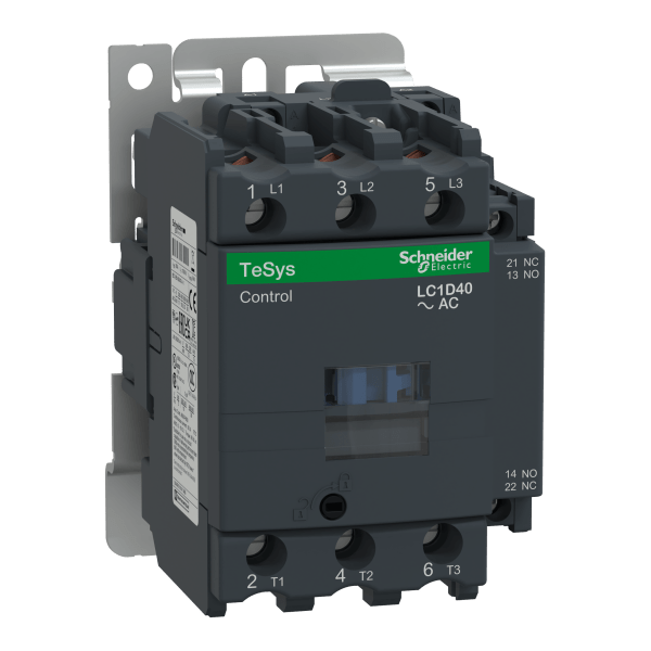 LC1D40F7 — LC1D40F7 - CONTACTOR 600VAC 40AMP IEC +OPTIONS Schneider Electric