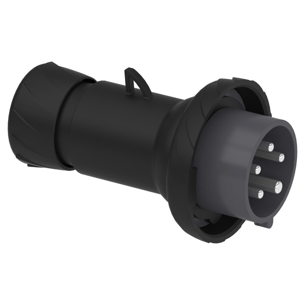 PKE16M745 - PratiKa wander plug - straight - 16 A - 3P + N + E - 480...500 V AC - IP67 Schneider Electric