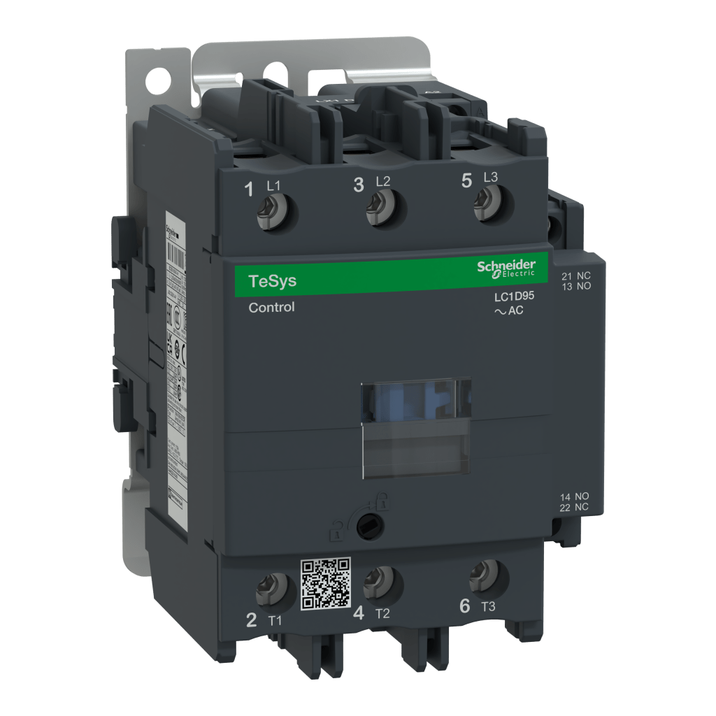 LC1D95S5 - TeSys D contactor - 3P(3 NO) - AC-3 - <= 440 V 95 A - 500 V AC 50 Hz coil Schneider Electric
