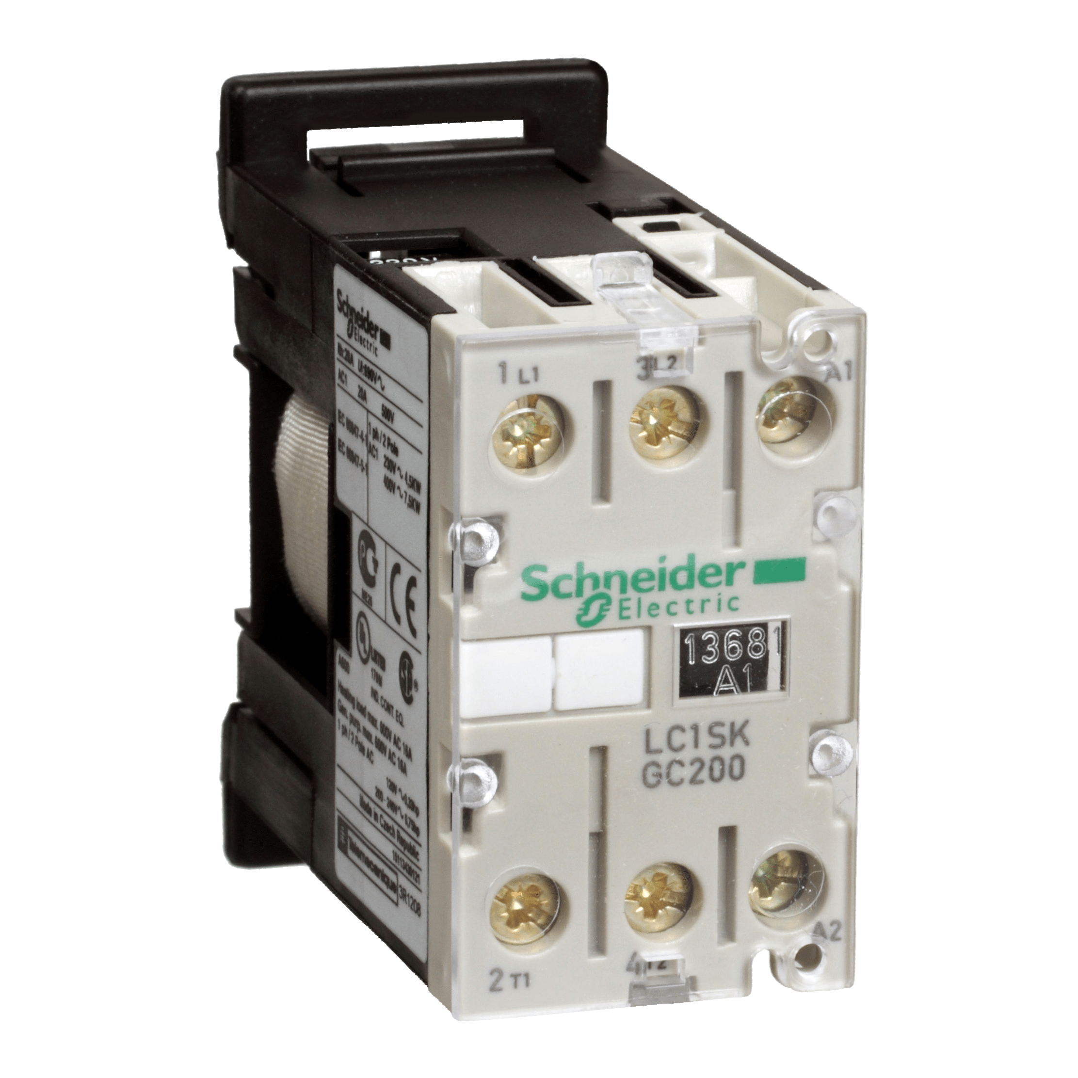 LC1SKGC200P7 – TeSys SK mini contactor - 2P (2 NO) - AC-3 - 690 V 5 A - 230 V AC coil | Schneider Electric