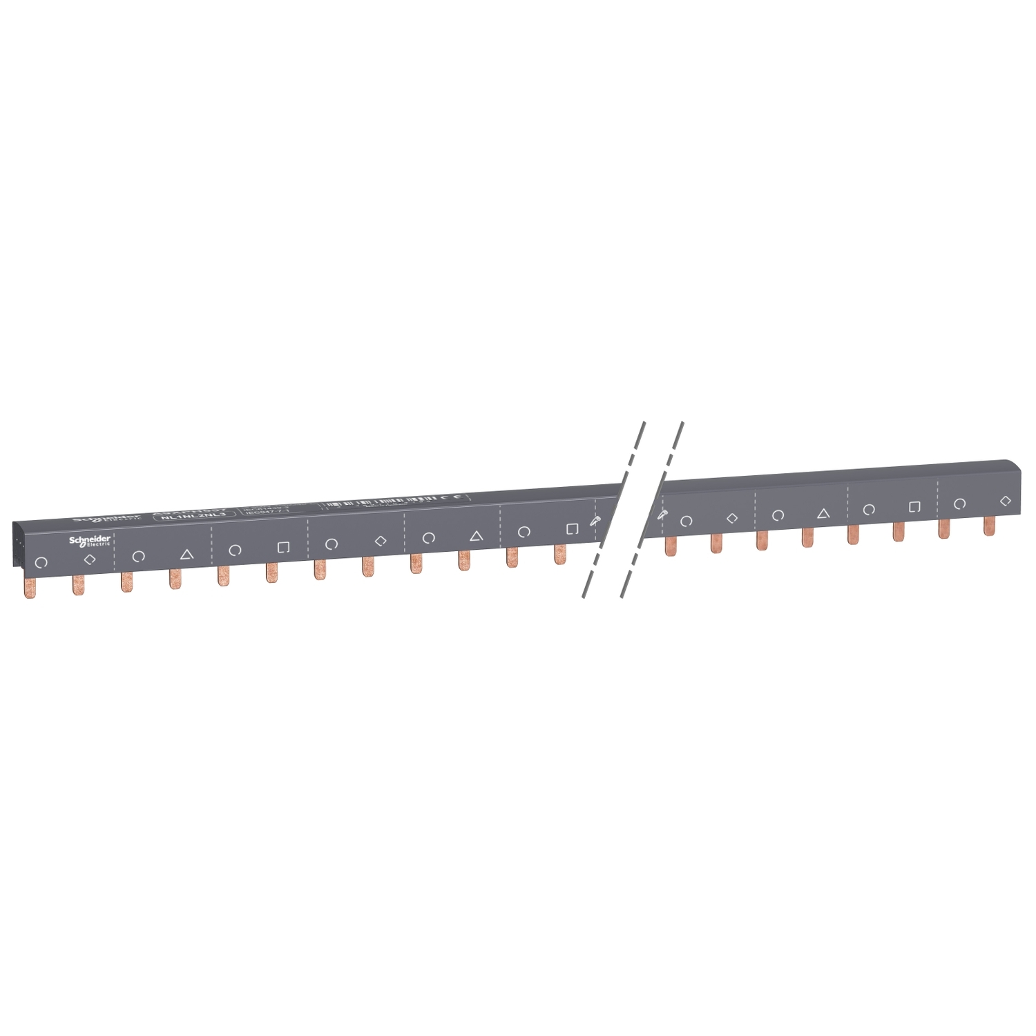 A9XPH557 – Acti9 - comb busbar - 3L+N balanced - 18 mm pitch - 57 modules - 100 A | Schneider Electric