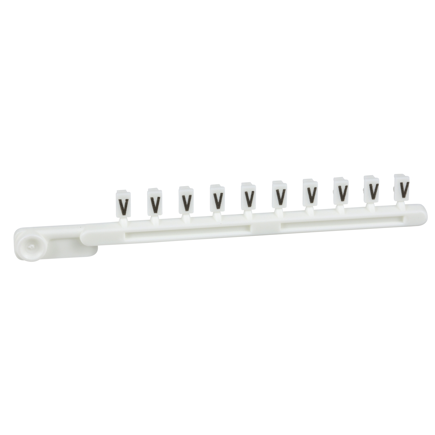 AB1GV – TERMINAL MARKER "V" - STRIP OF 10 | Schneider Electric