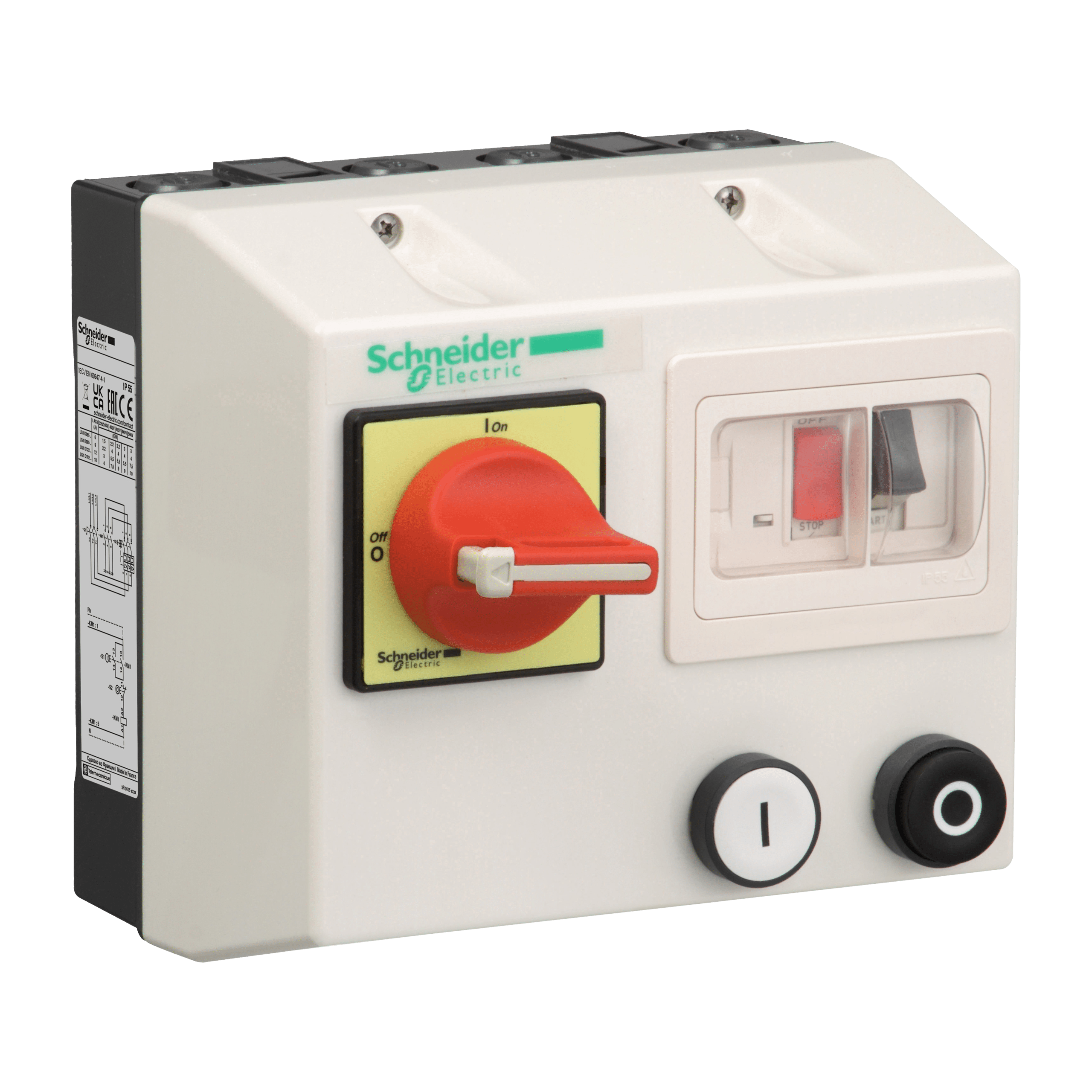 LG1K095Q714 - TeSys LG - enclosed DOL starter - 6...10 A - 380/400 V AC coil Schneider Electric