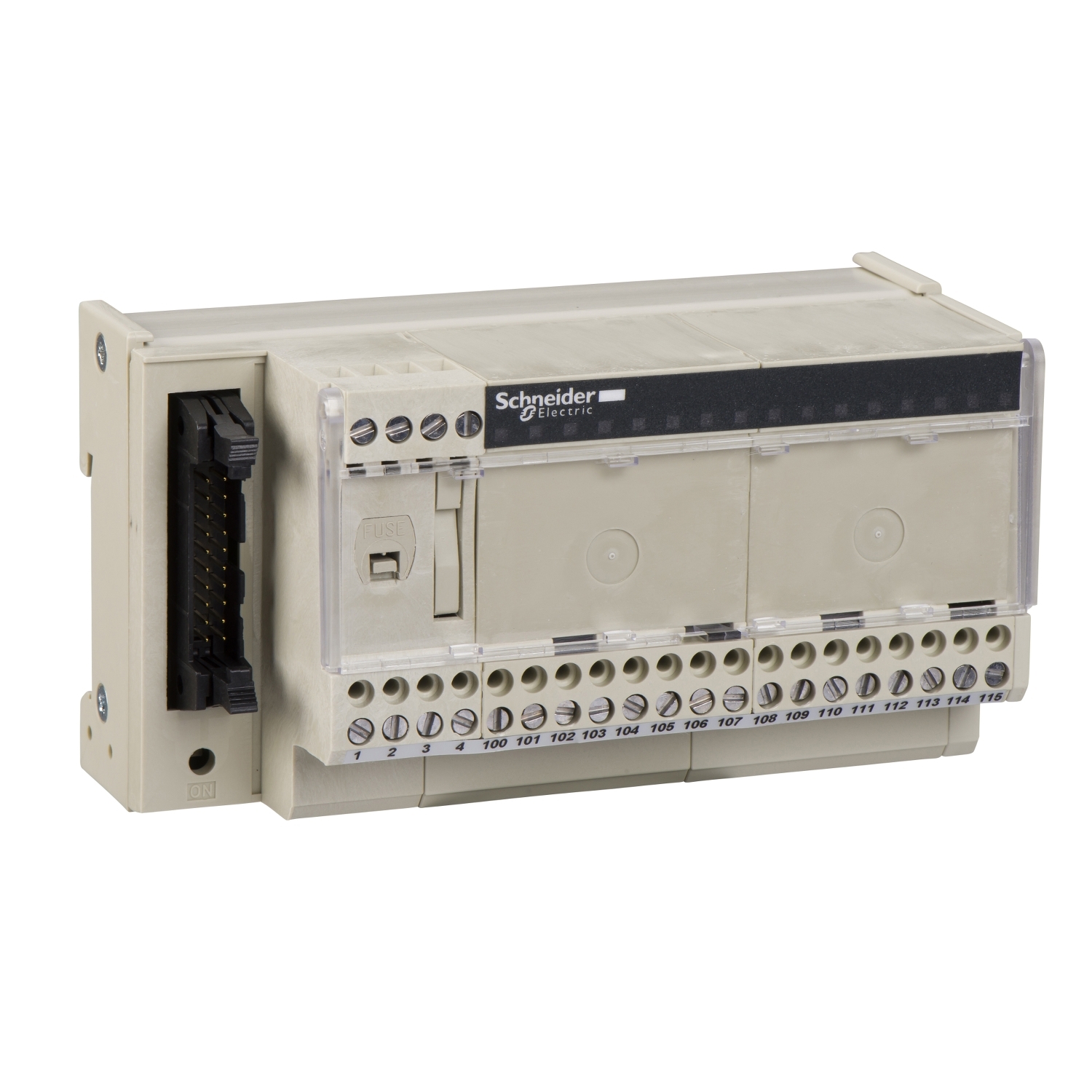 Passive connection sub-base ABE7 - 16 inputs or outputs - Led