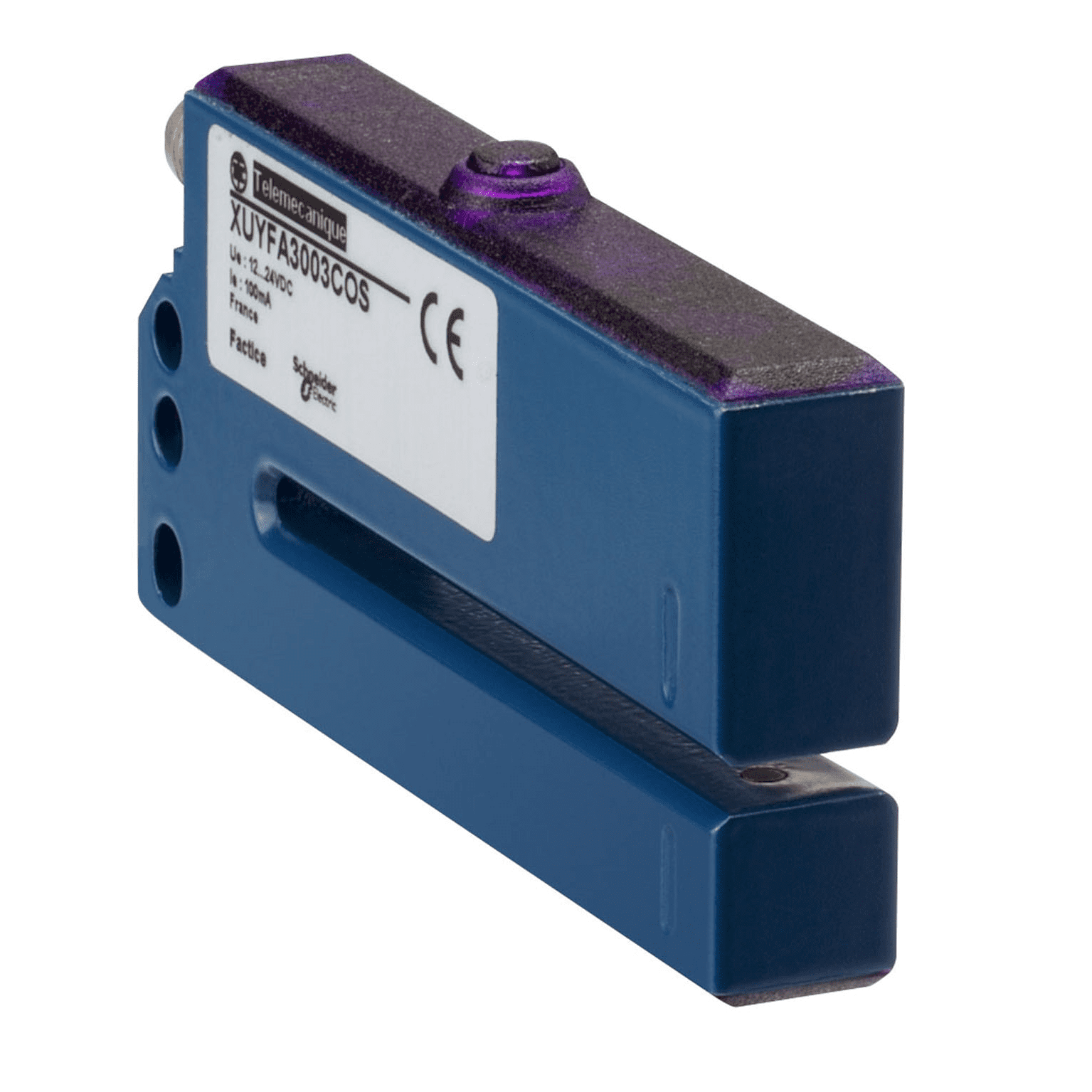 XUYFA983003COS - Photoelectric sensors XU, XUY, fork, label, 3X60mm, 12...24 VDC, M8 Telemecanique Sensors