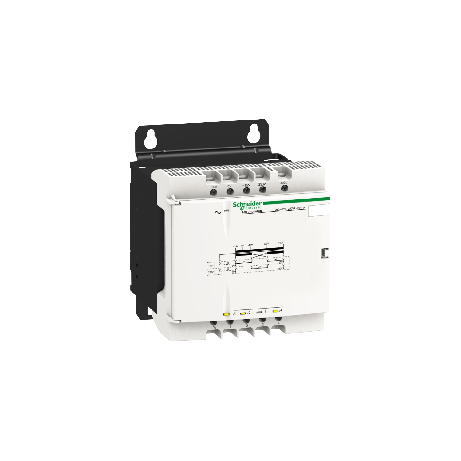 ABT7PDU025G – Voltage transformer - 230..400 V - 2 x 115 V - 250 VA | Telemecanique — Schneider Electric