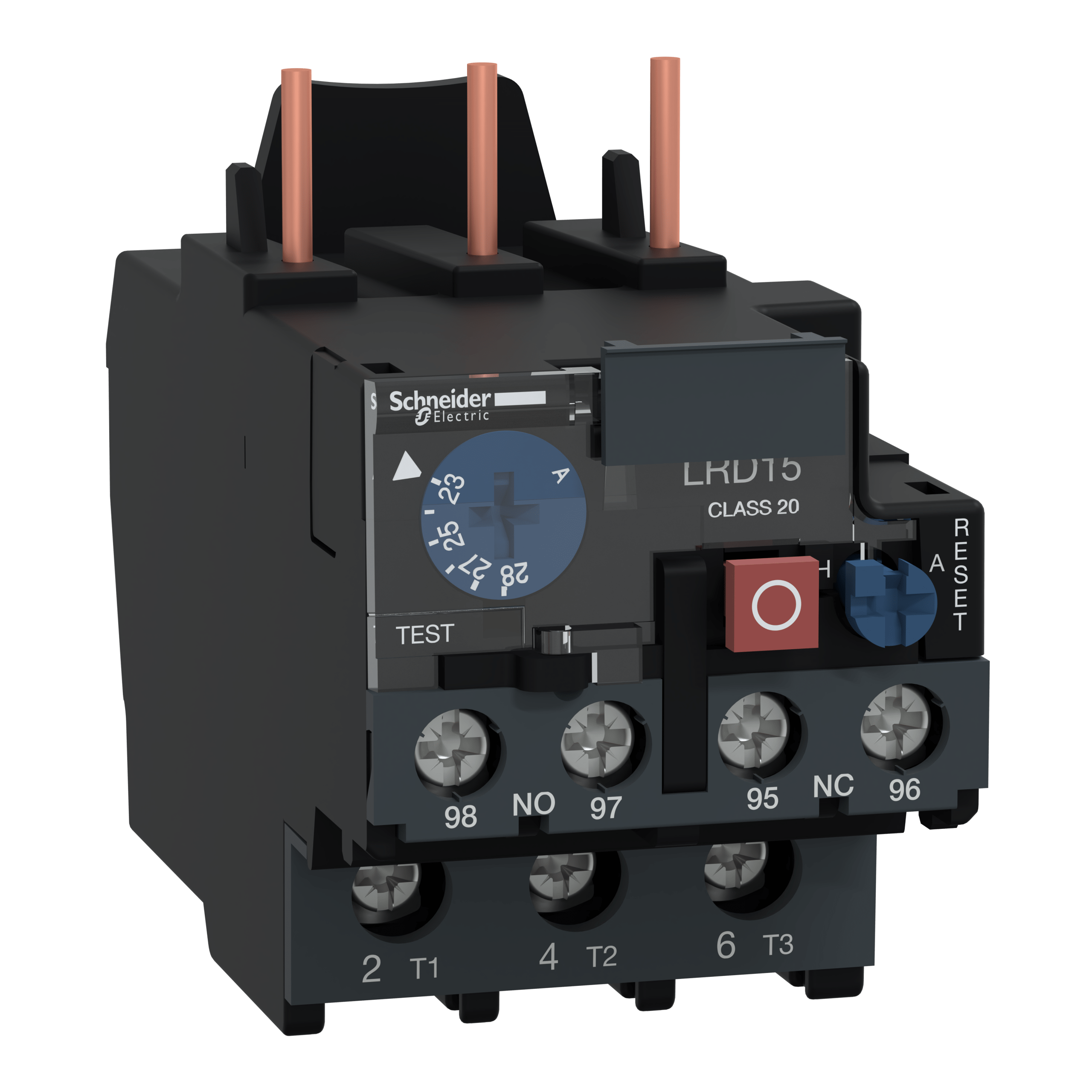 LRD1530 - TeSys LRD thermal overload relays - 23...28 A - class 20 Schneider Electric