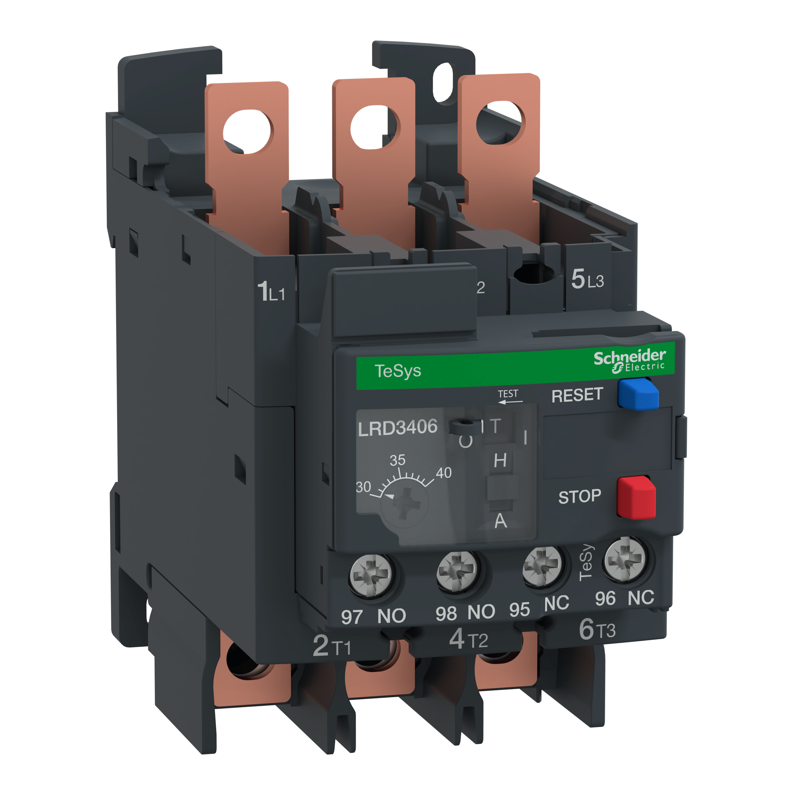 LRD3406 - TeSys LRD thermal overload relays - 30...40 A - class 10A Schneider Electric