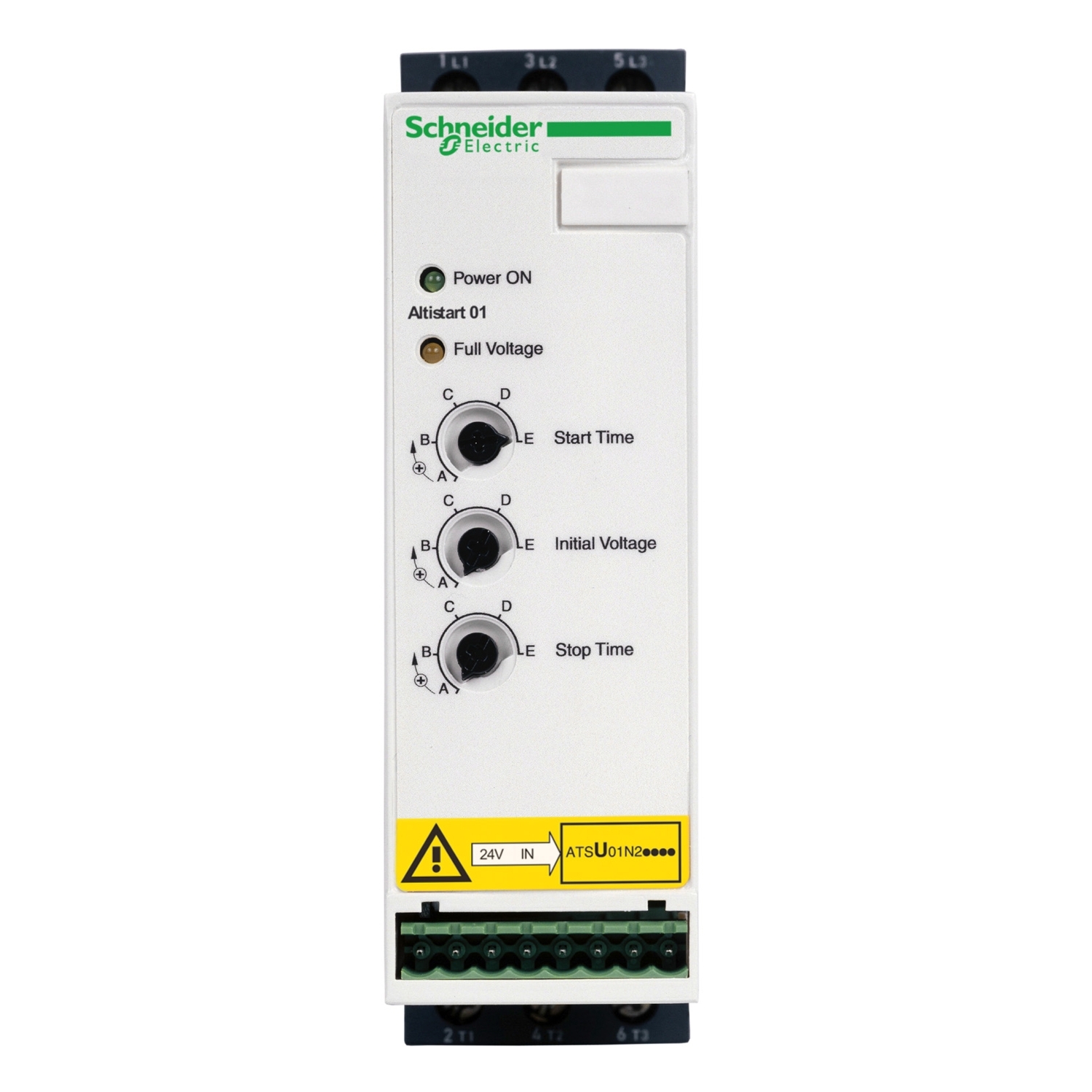 ATSU01N222LT – Soft starter for asynchronous motor - ATSU01 - 22 A - 200..480 V - 4..11 KW | Schneider Electric