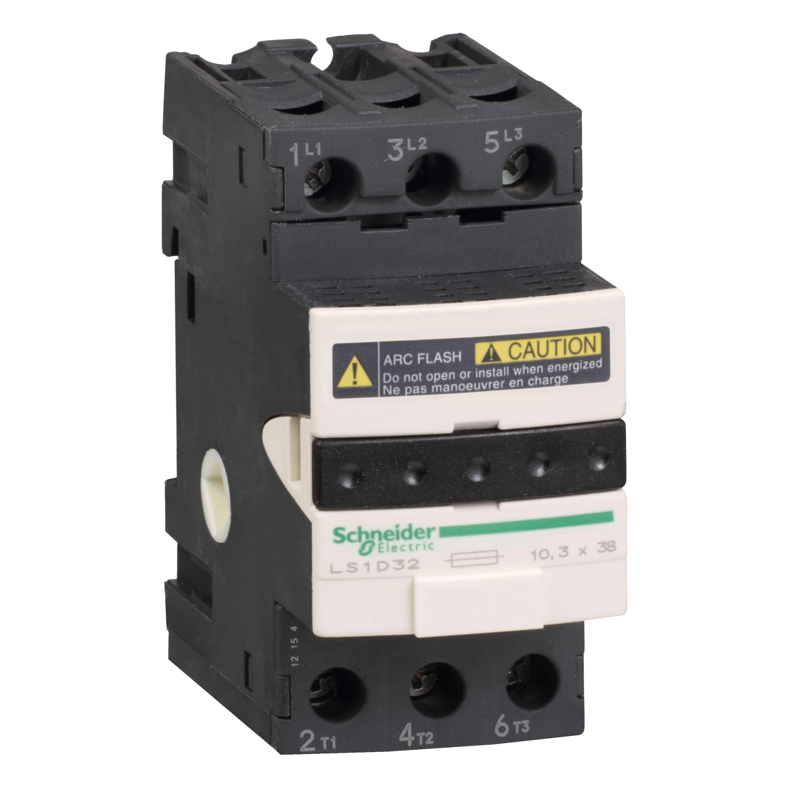 LS1D32 - TeSys fuse-disconnector - 3P - 30 A - fuse size 10 x 38 mm - screw type Schneider Electric