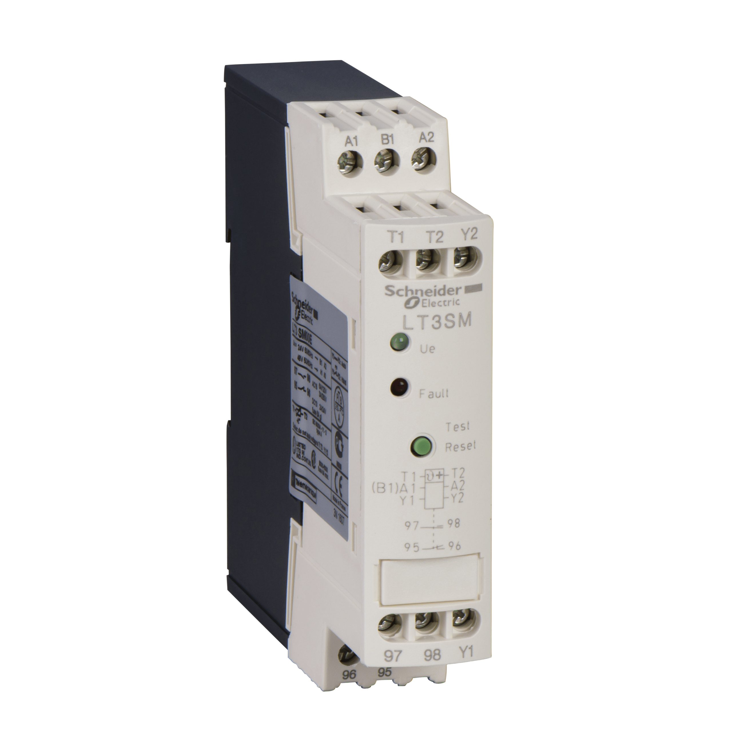 LT3SM00E - PTC probe relay TeSys - LT3 with manual reset - 24 V - 1 NO + 1 NC Schneider Electric