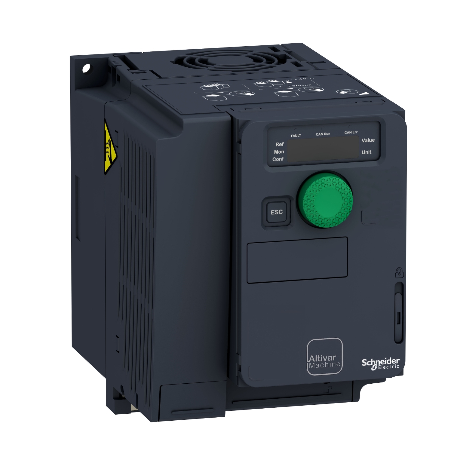 ATV320U22M2C – Variable speed drive, Altivar Machine ATV320, 2.2 kW, 200…240 V, 1 phase, compact | Schneider Electric
