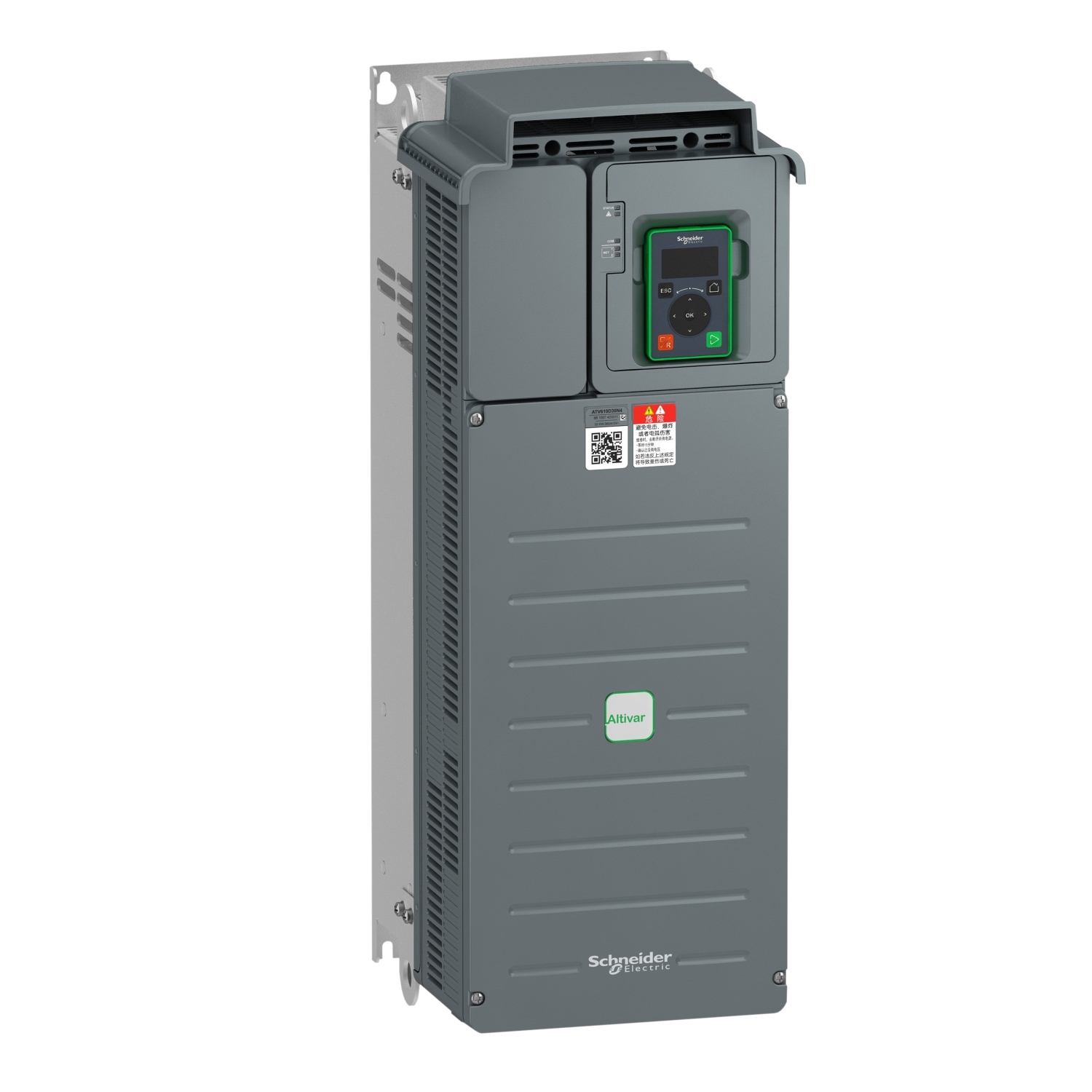 Variable speed drive ATV610, 37 kW/50 HP, 380…460 V, IP20