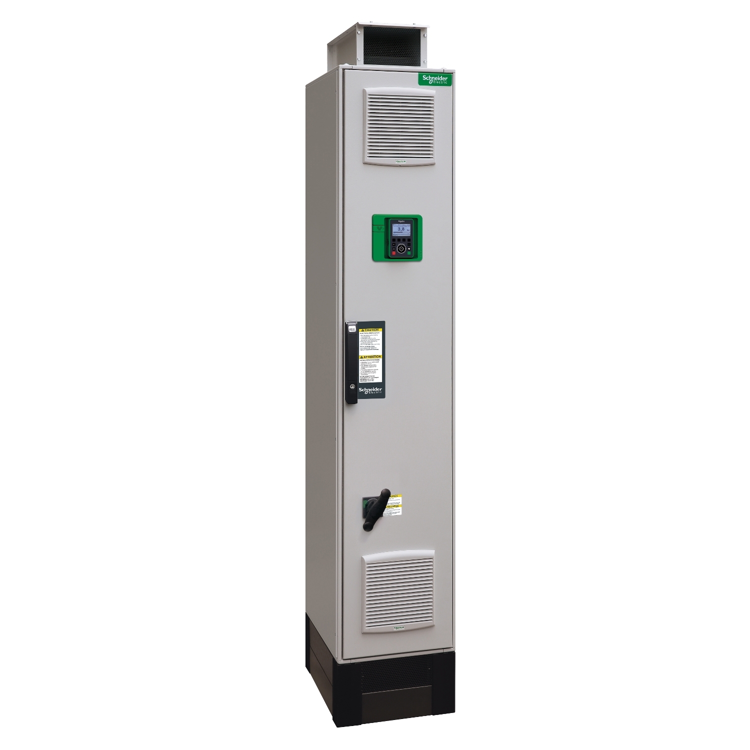 ATV950C11N4F – Variable speed drive, Altivar Process ATV900, floor standing ATV950, 110 kW, 400/440 V, w/o braking unit, I…