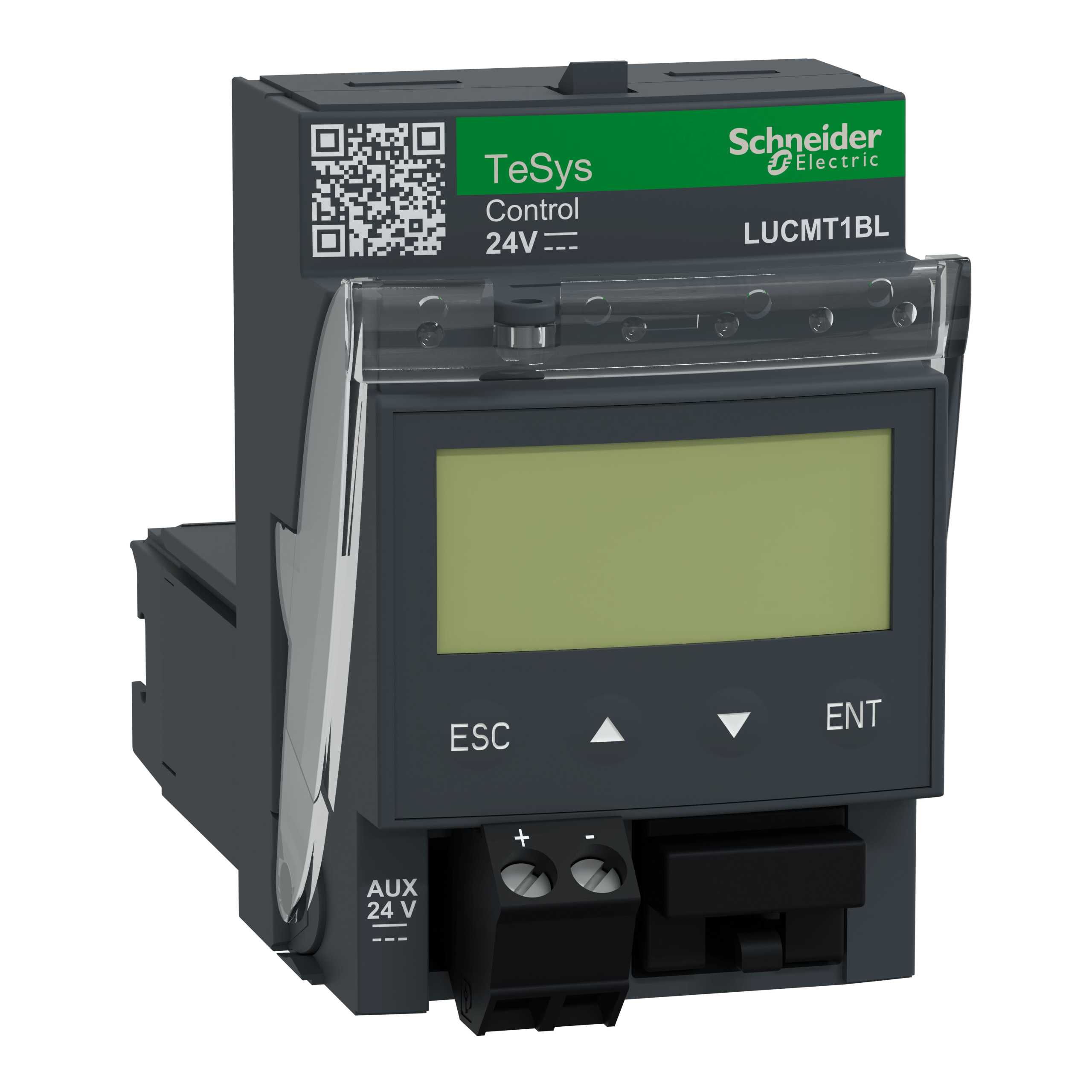 LUCMT1BL - Multifunction control unit, TeSys U, 0.35-1.05A, 1P/3P motors, protection & diagnostic, class 5-30, coil 24V DC Schneider Electric