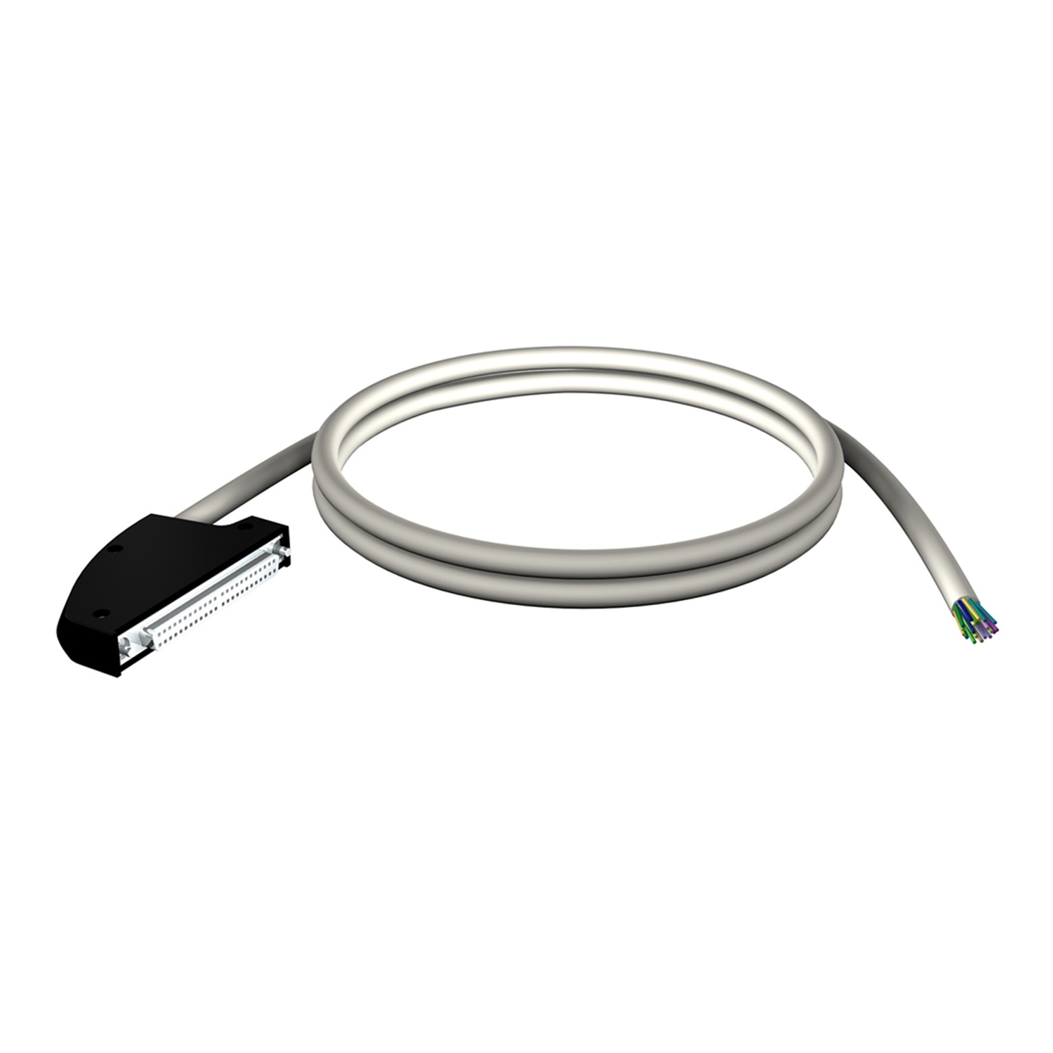 BMXFCW1001 – Cord set - 40-way terminal - one end flying leads - for M340 I/O - 10 m | Schneider Electric