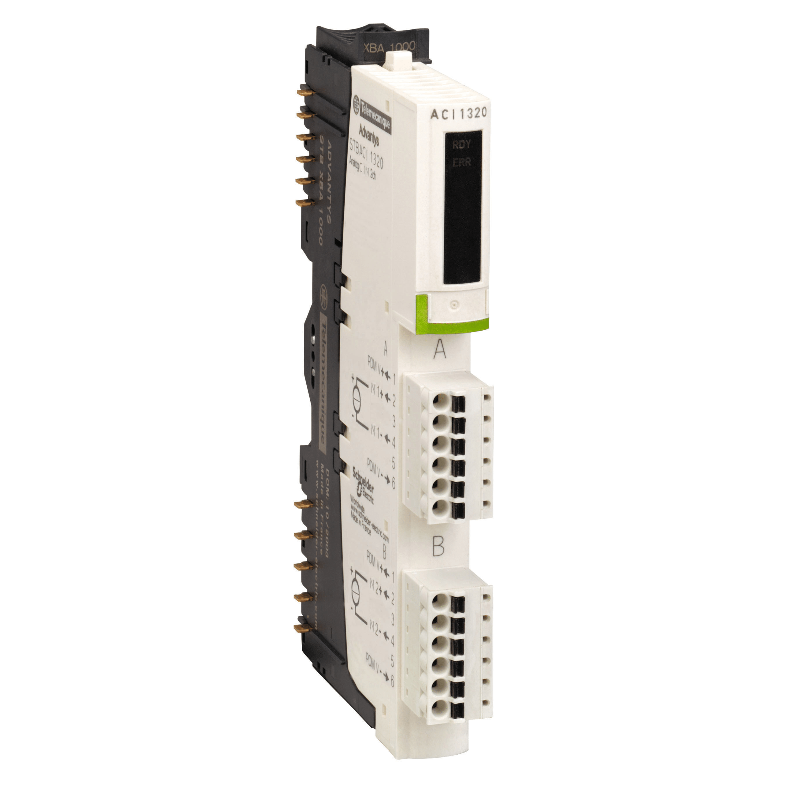 STBACI0320K - standard analog input kit STB - 4..20 mA - 4 I - 15 bits + sign Schneider Electric