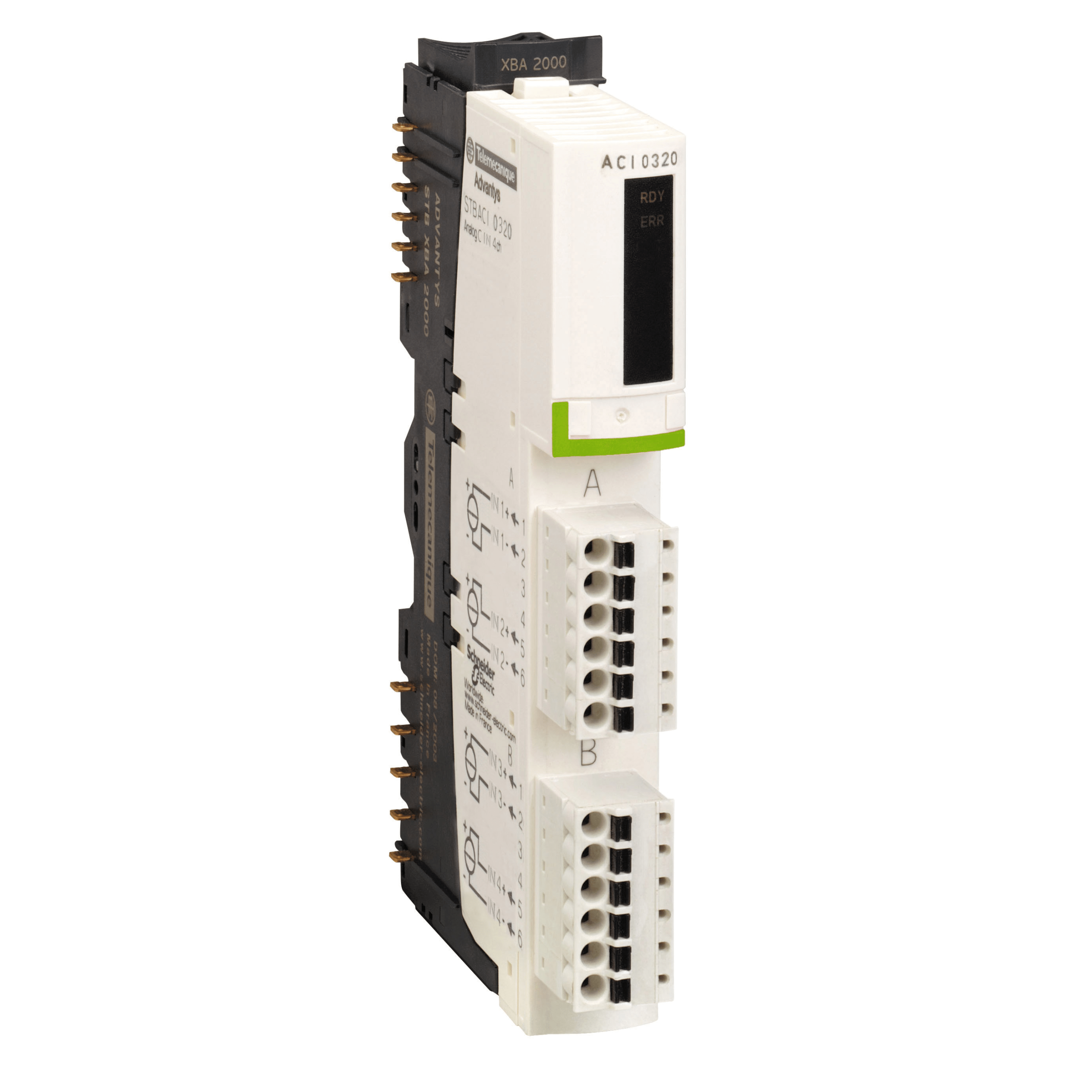 STBACI1230K - standard analog input kit STB - 0..20 mA - 2 I - 12 bits Schneider Electric