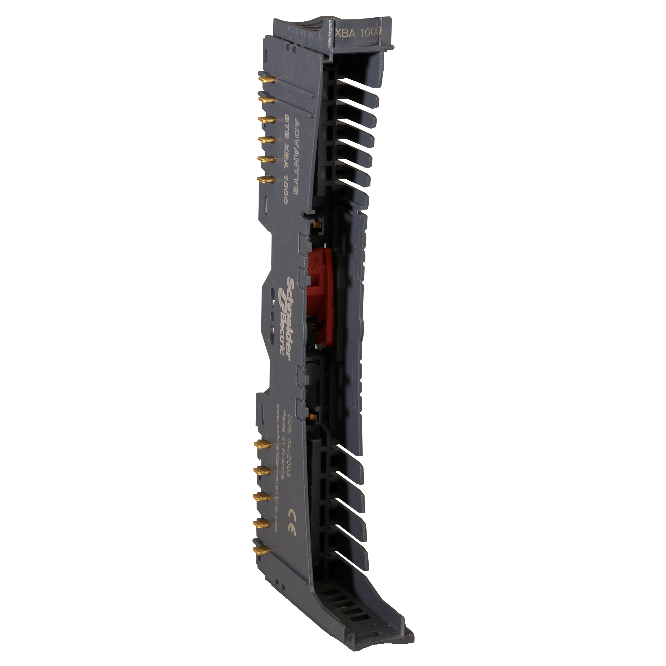 STBXBA1000 - Modicon STB - mounting base - for I/O module - 13.9 mm Schneider Electric