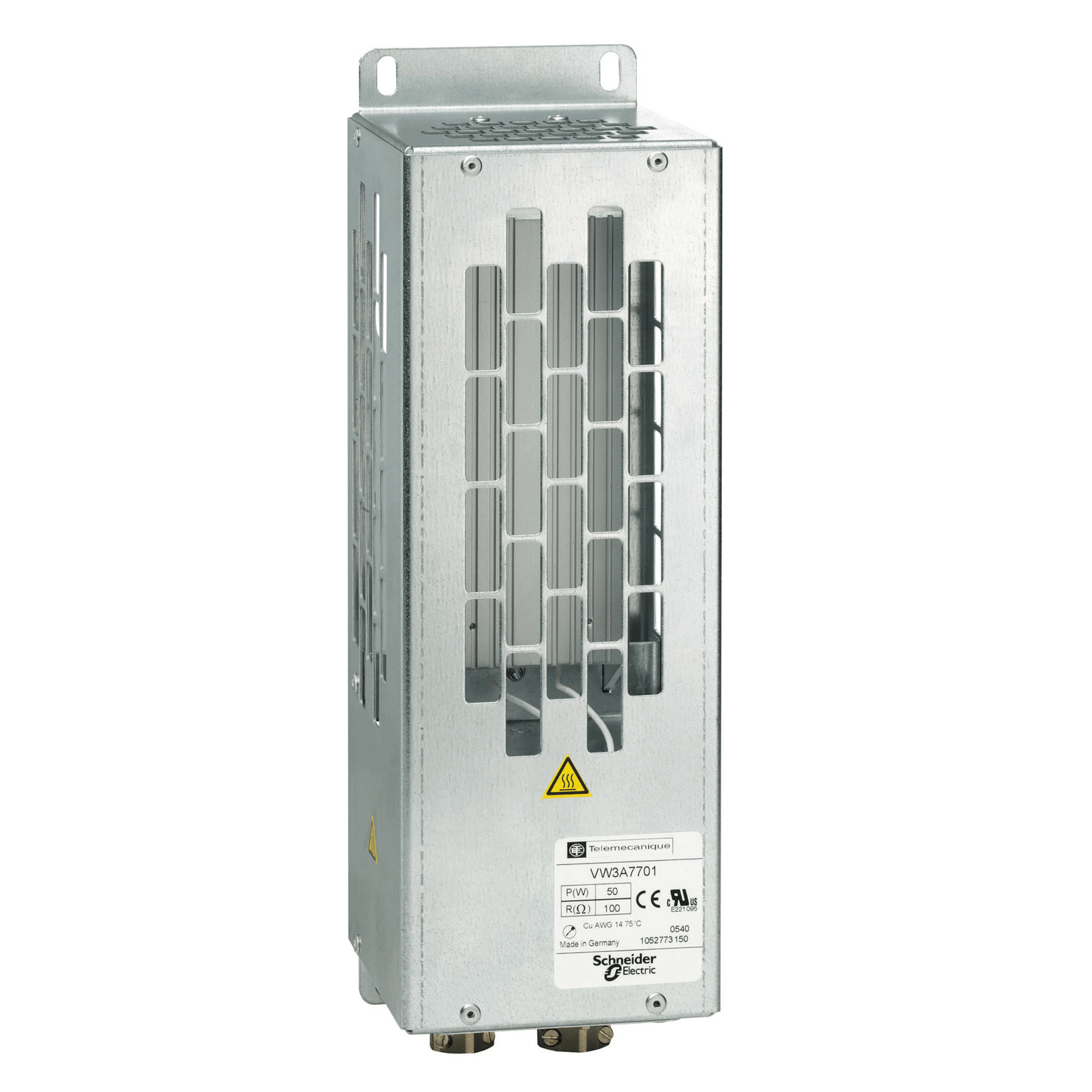 VW3A7704 – Braking resistor - IP 20 - 15 Ohm - 1000 W | Schneider Electric