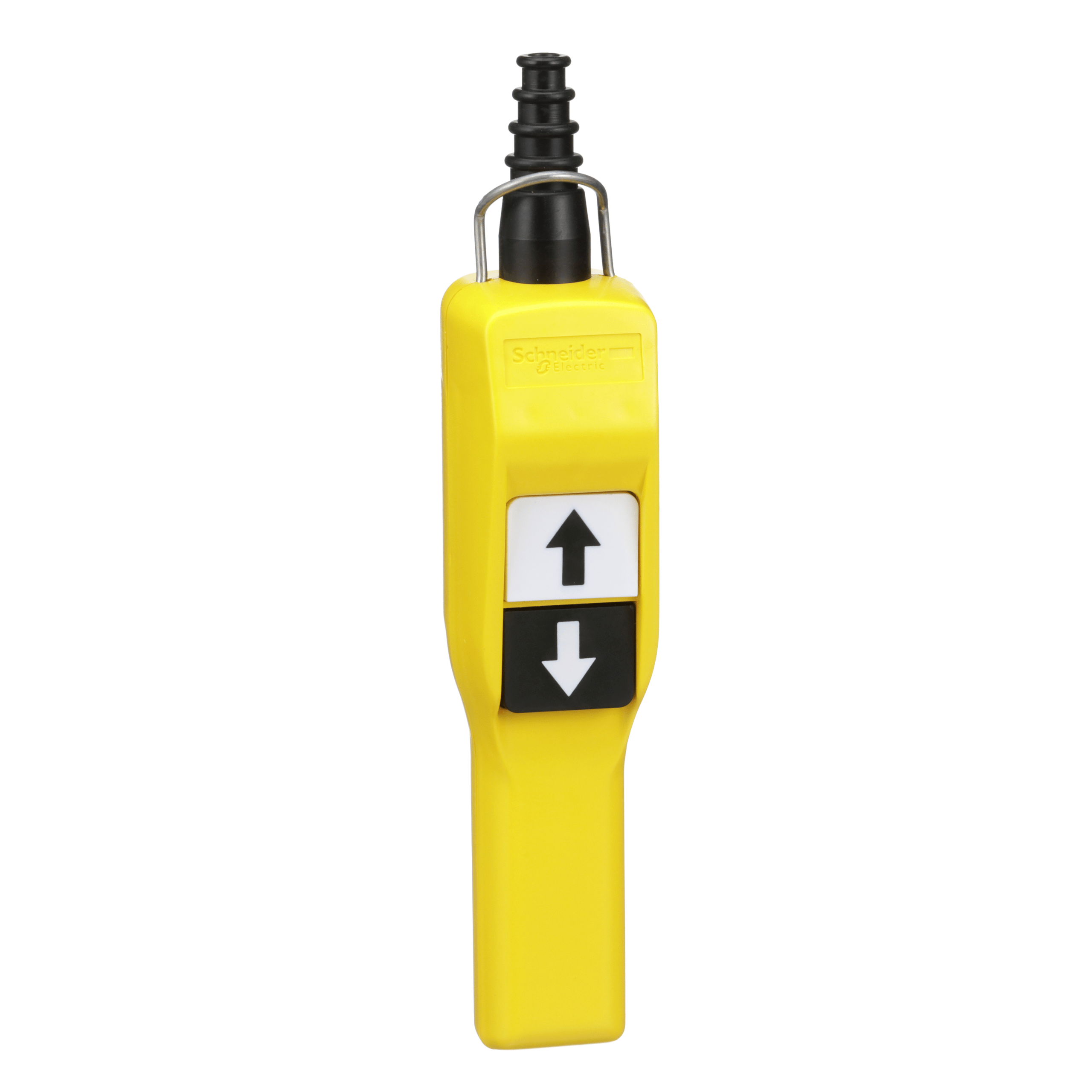 XACA201 - Harmony XAC, Pendant control station, plastic, yellow, pistol grip, 2 push buttons Schneider Electric