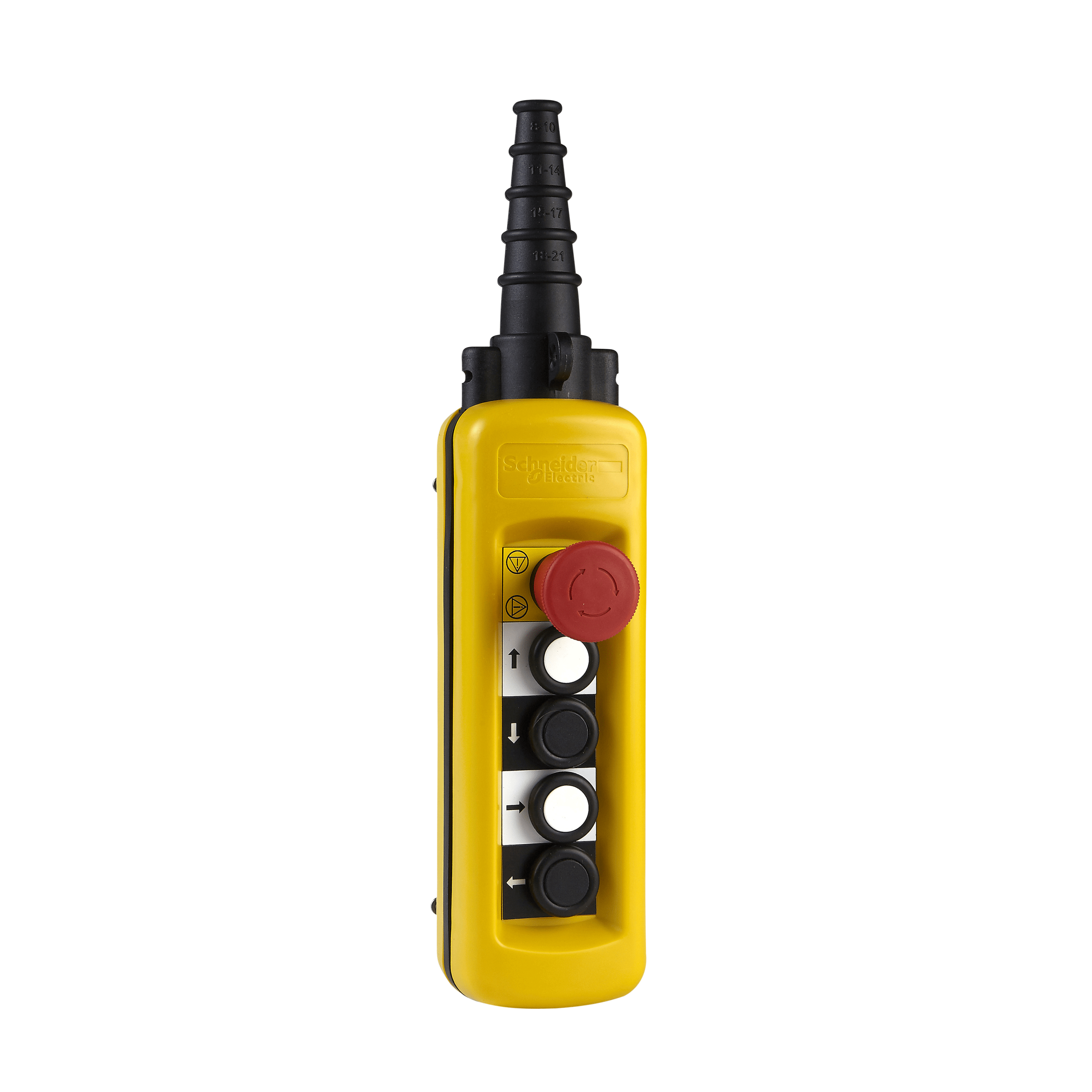 pendant control station XAC-A - 4 pushbuttons 1 Emergency stop Schneider Electric