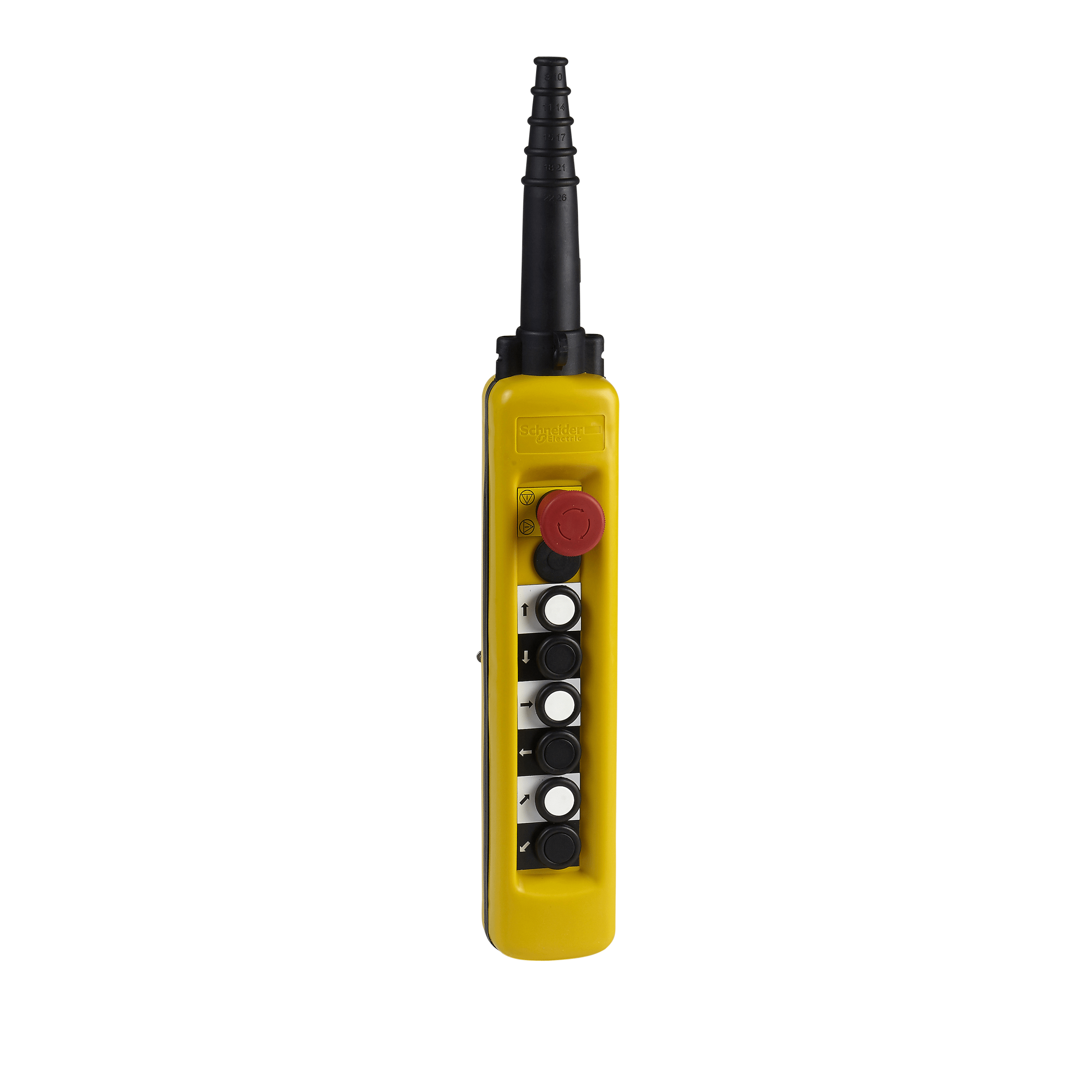 XACA68131 – Pendant control station XAC-A - 6 pushbuttons 1 Emergency stop | Schneider Electric