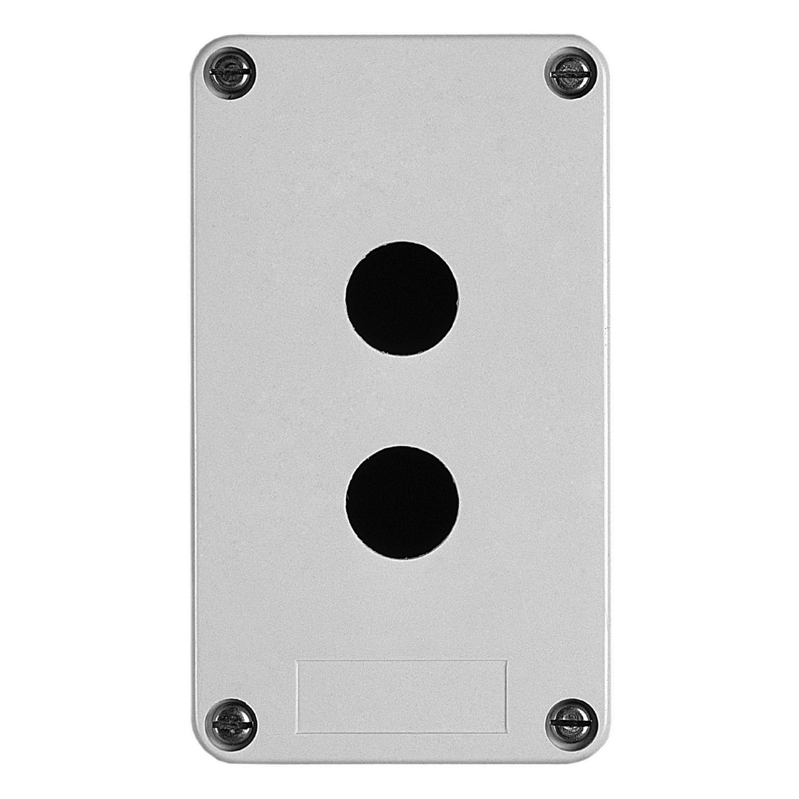 XAPA1120 - Harmony XAP, XB2 SL, Empty control station, plastic, grey, 2 cut-outs, Ø22 Schneider Electric