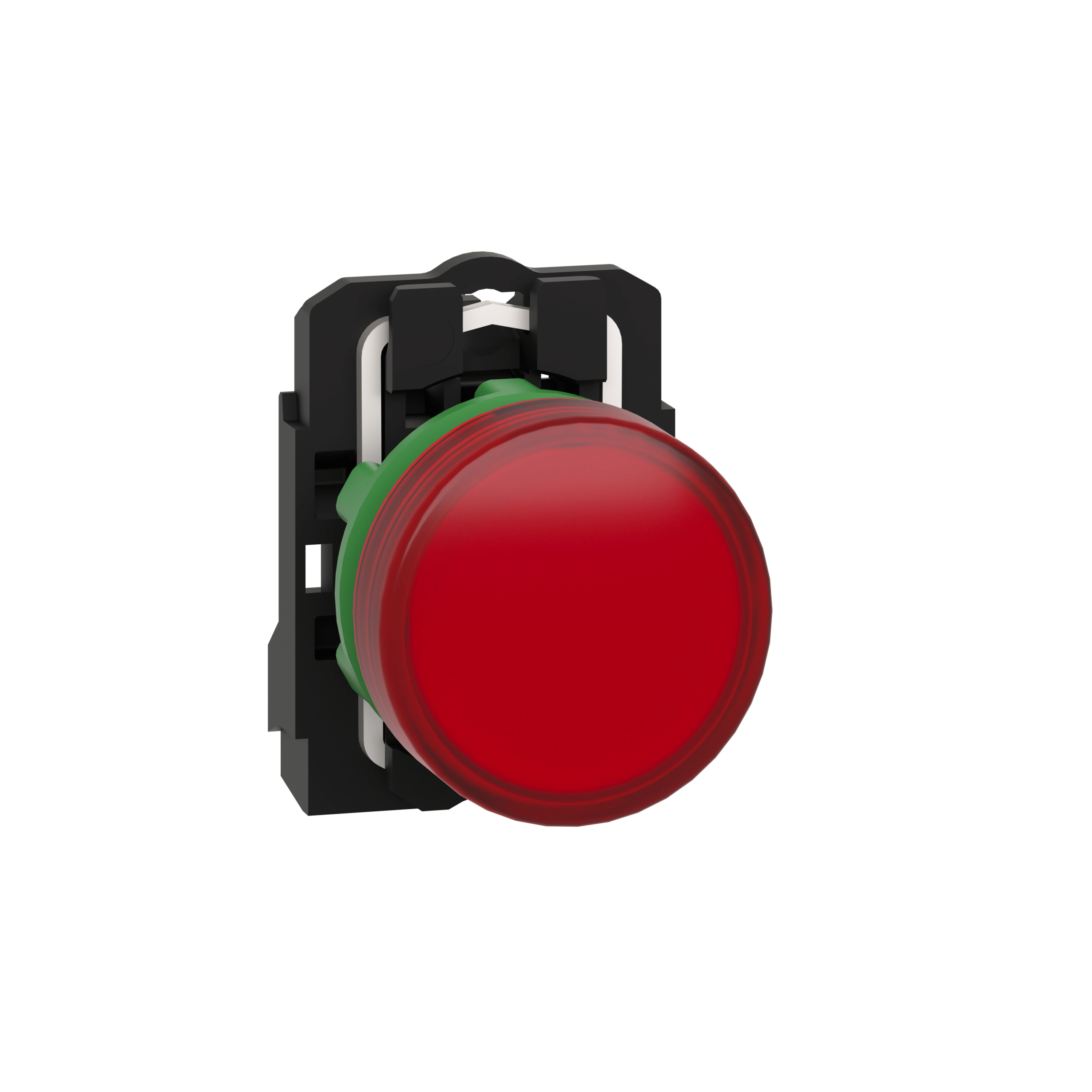 XB5AVB4 - Harmony XB5, Pilot light, plastic, red, Ø22, plain lens with integral LED, 24 V AC/DC Schneider Electric
