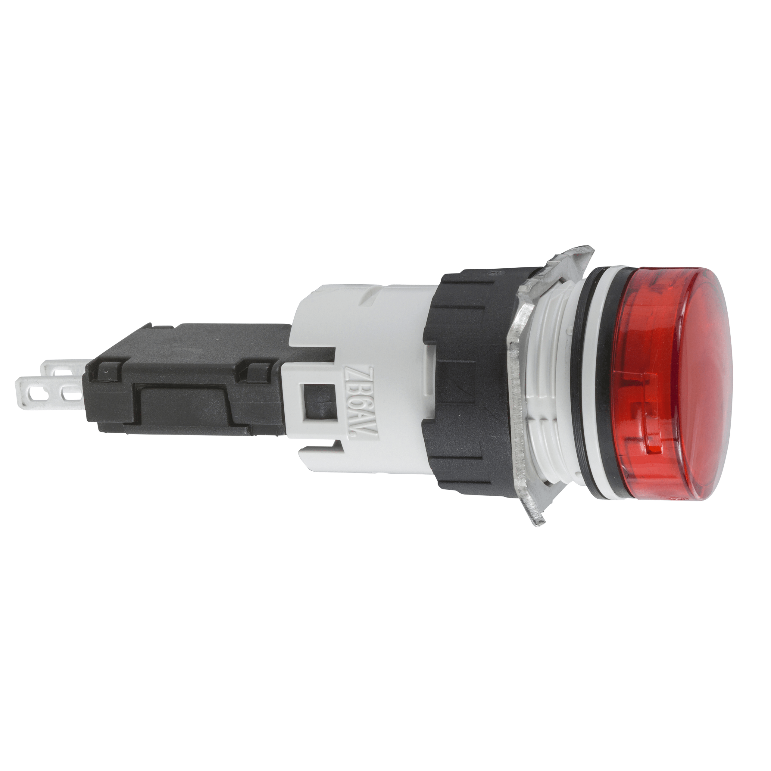 XB6AV4BB - Complete pilot light, Harmony XB6, red Ø 16 with integral LED 12...24 V Schneider Electric