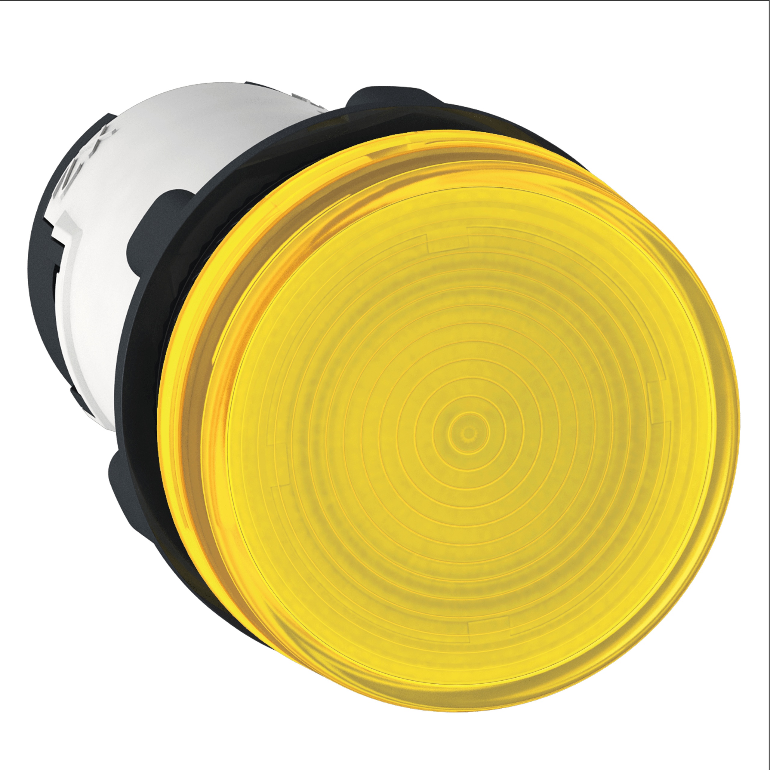 XB7EV75P - Pilot light, Harmony XB7, round Ø22 mm, yellow, bulb BA 9 s, 230 V, screw clamp terminals Schneider Electric