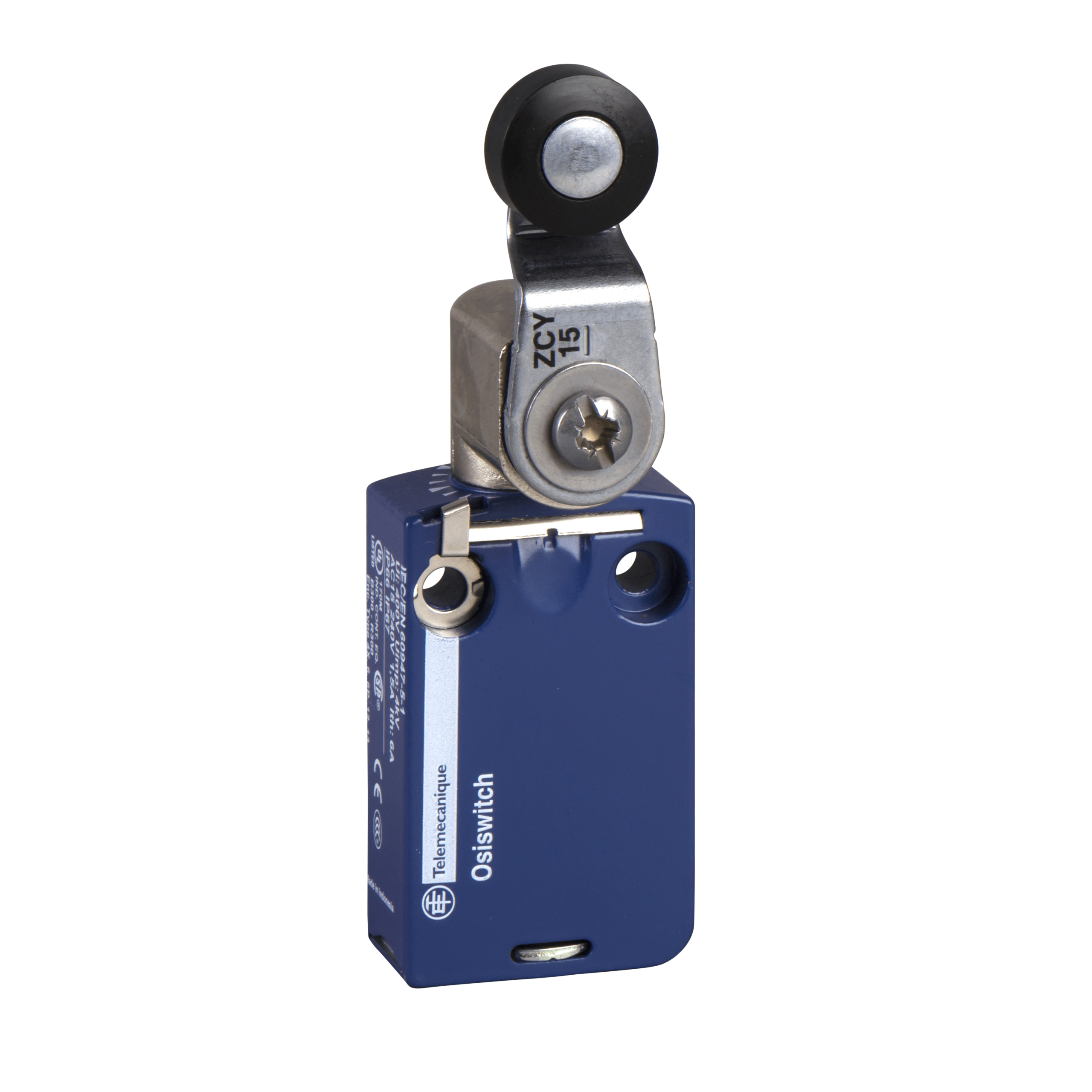 XCMD2115L1 – Limit switch, Limit switches XC Standard, XCMD, thermoplastic roller lever, 1NC+1 NO, snap, 1 m | Telemecanique Sensors