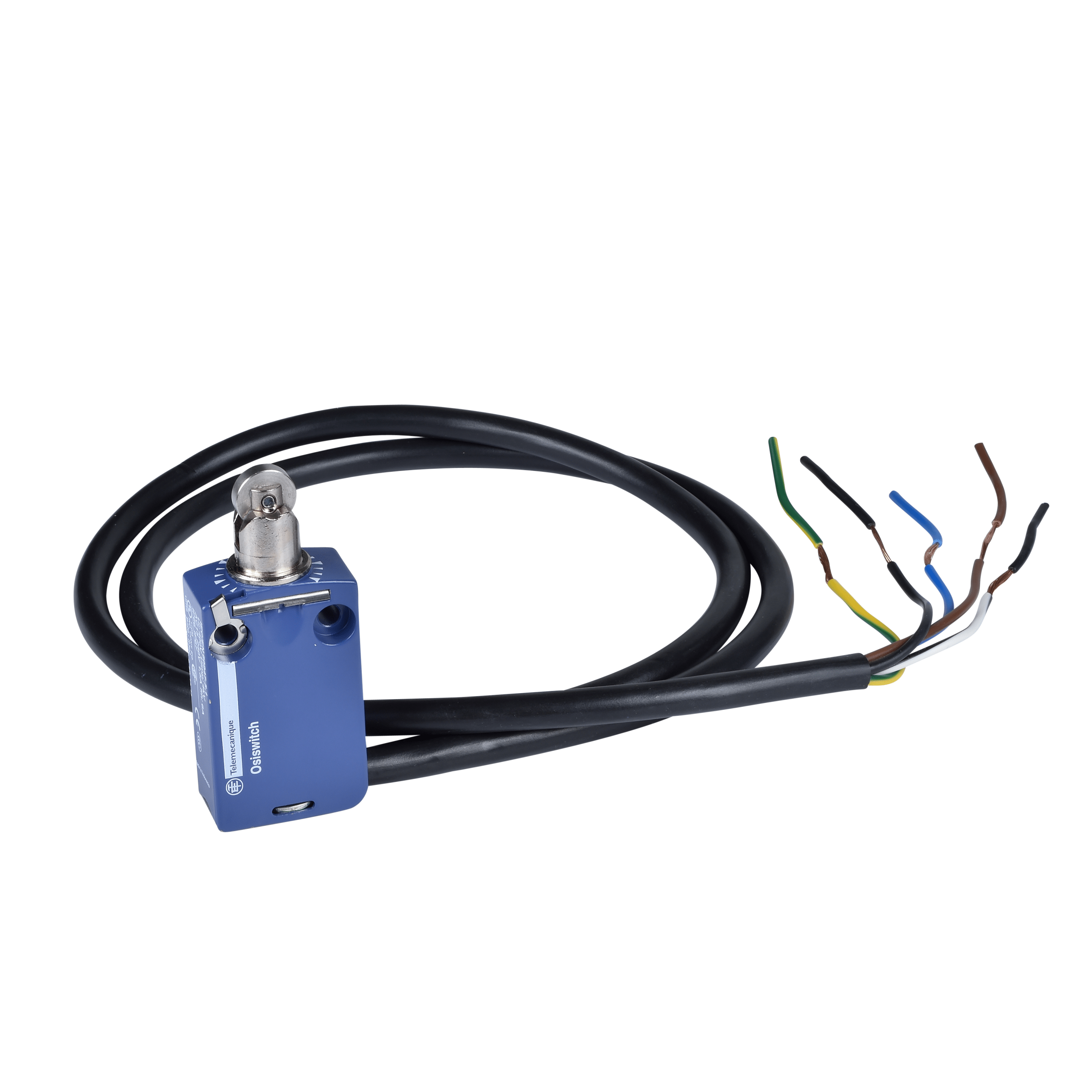 Limit switch, Limit switches XC Standard, XCMD, steel roller plunger, 1NC+1 NO, slow, 1 m Telemecanique Sensors