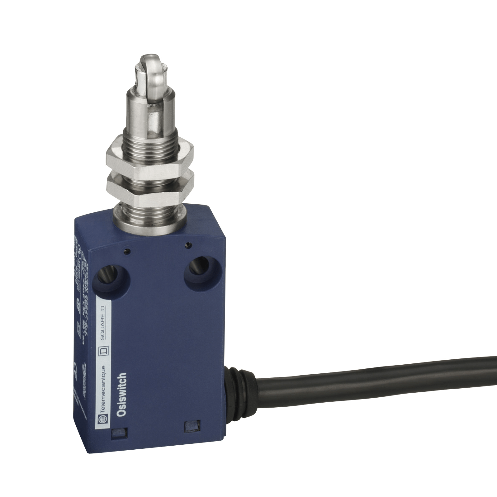XCMN21F3L1 – Limit switch, Limit switches XC Standard, XCMN, M12 steel roller plunger, 1NC+1 NO, snap, 1 m | Telemecanique Sensors