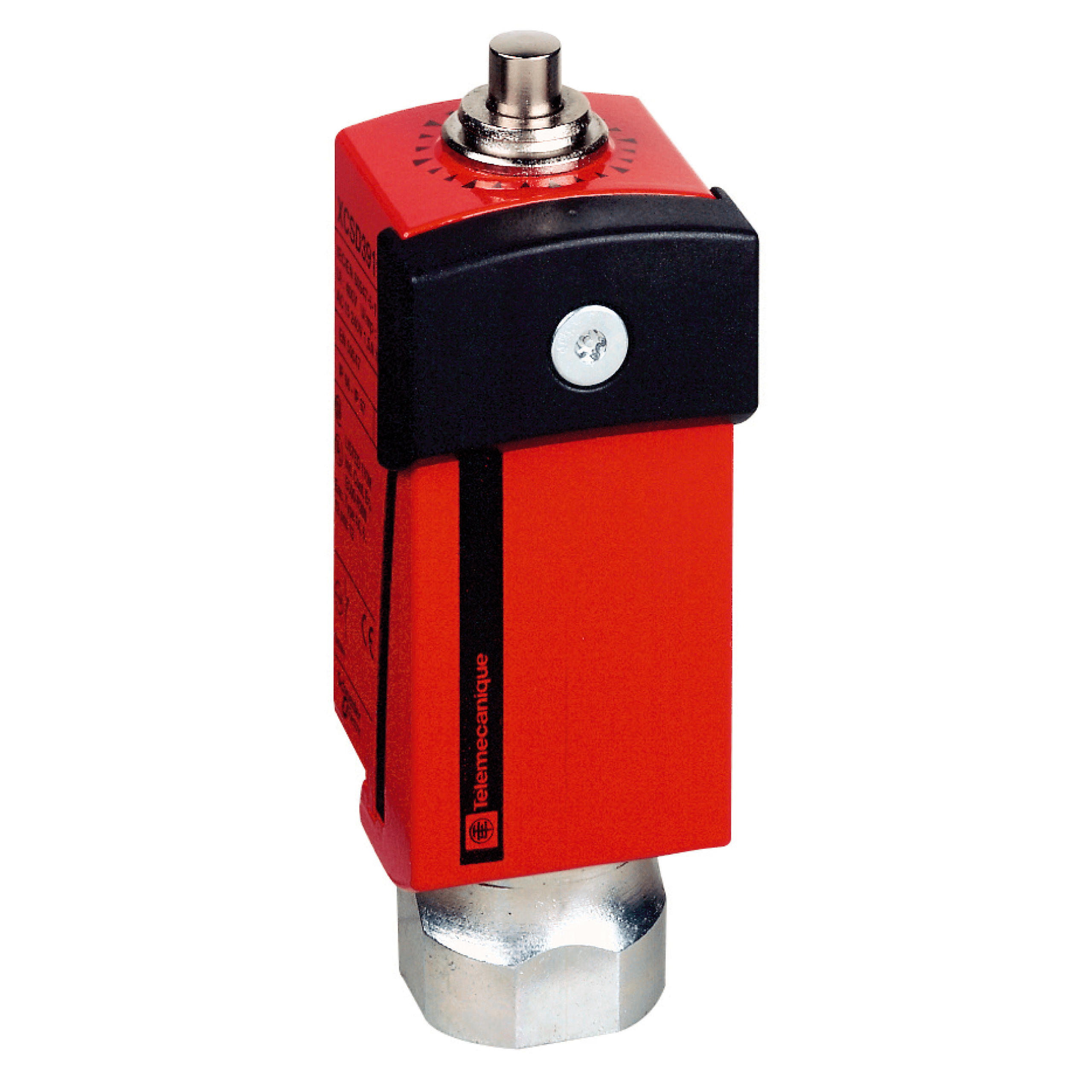 XCSD3910P20 - Safety limit switch, Telemecanique Safety switches XCS, metal, steel plunger, 2NC+1 NO, 1 entry tapped M20 x 1.5 Telemecanique Sensors