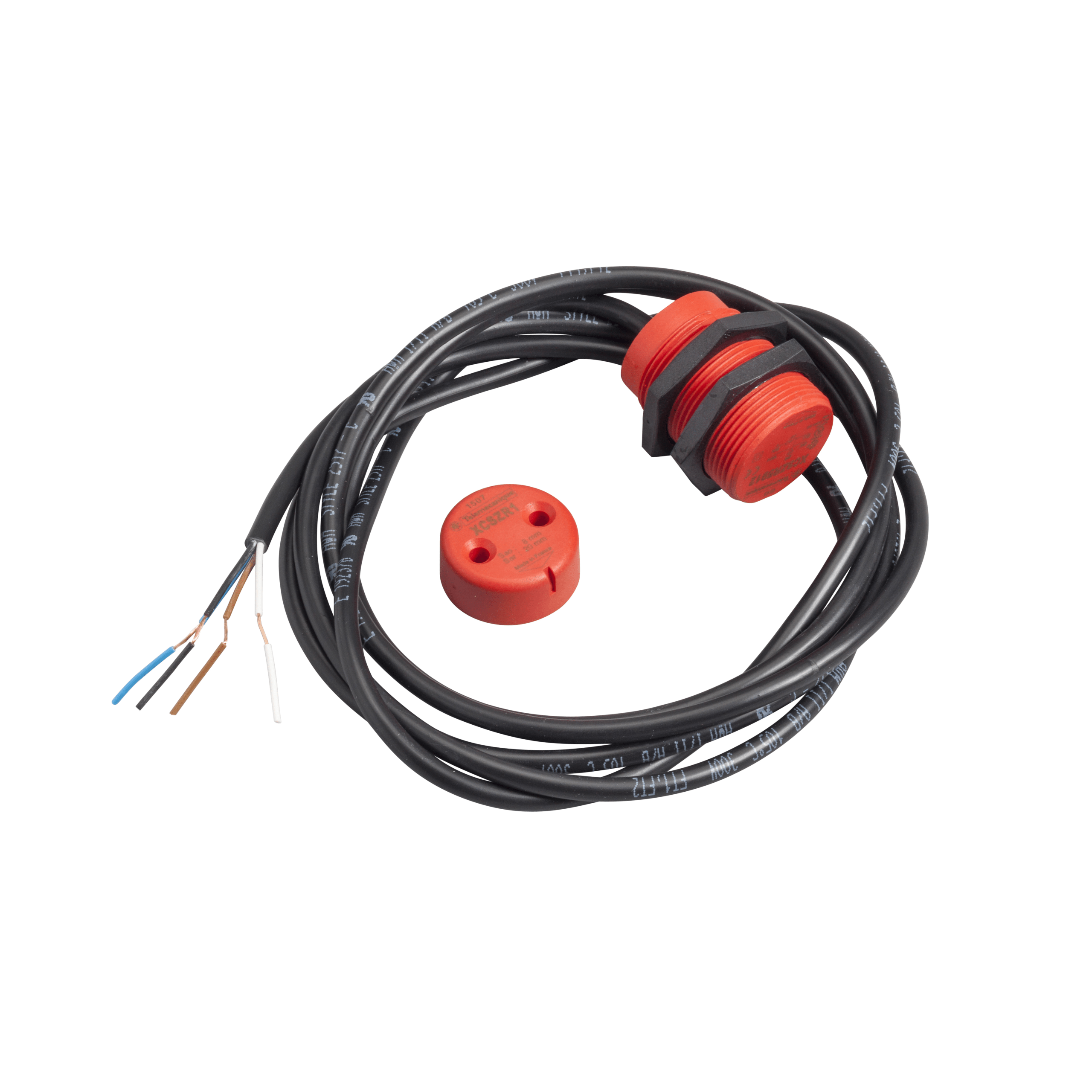 XCSDMR7912 – Coded magnetic switch, Telemecanique Safety switches XCS, XCSDMR, 2 NC, staggered, 2 m | Telemecanique Sensors