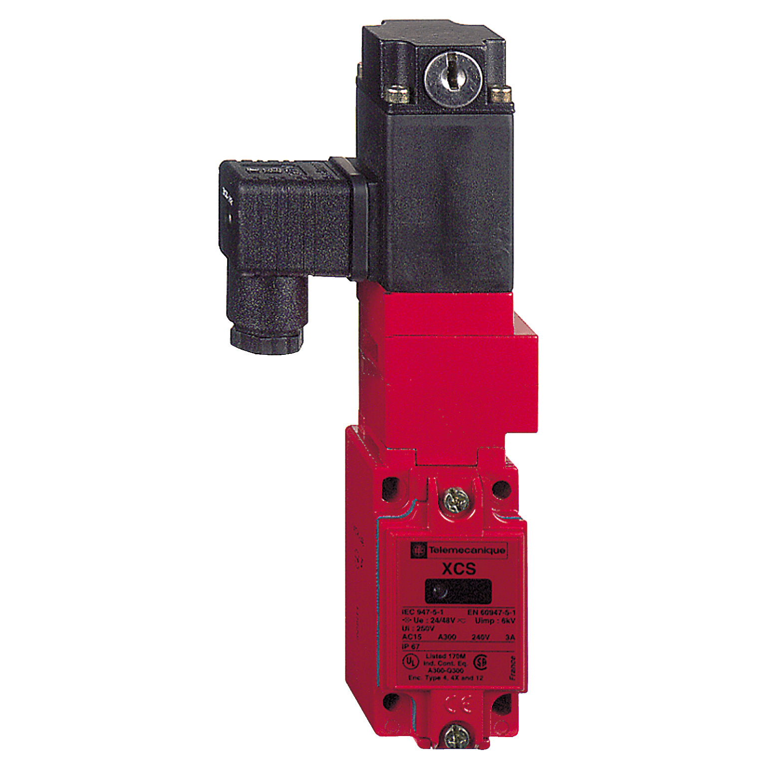 XCSL761B1 – Safety switch, Telemecanique Safety switches XCS, XCSL, AC/DC, 50/60 Hz, key operated turret head | Telemecanique Sensors