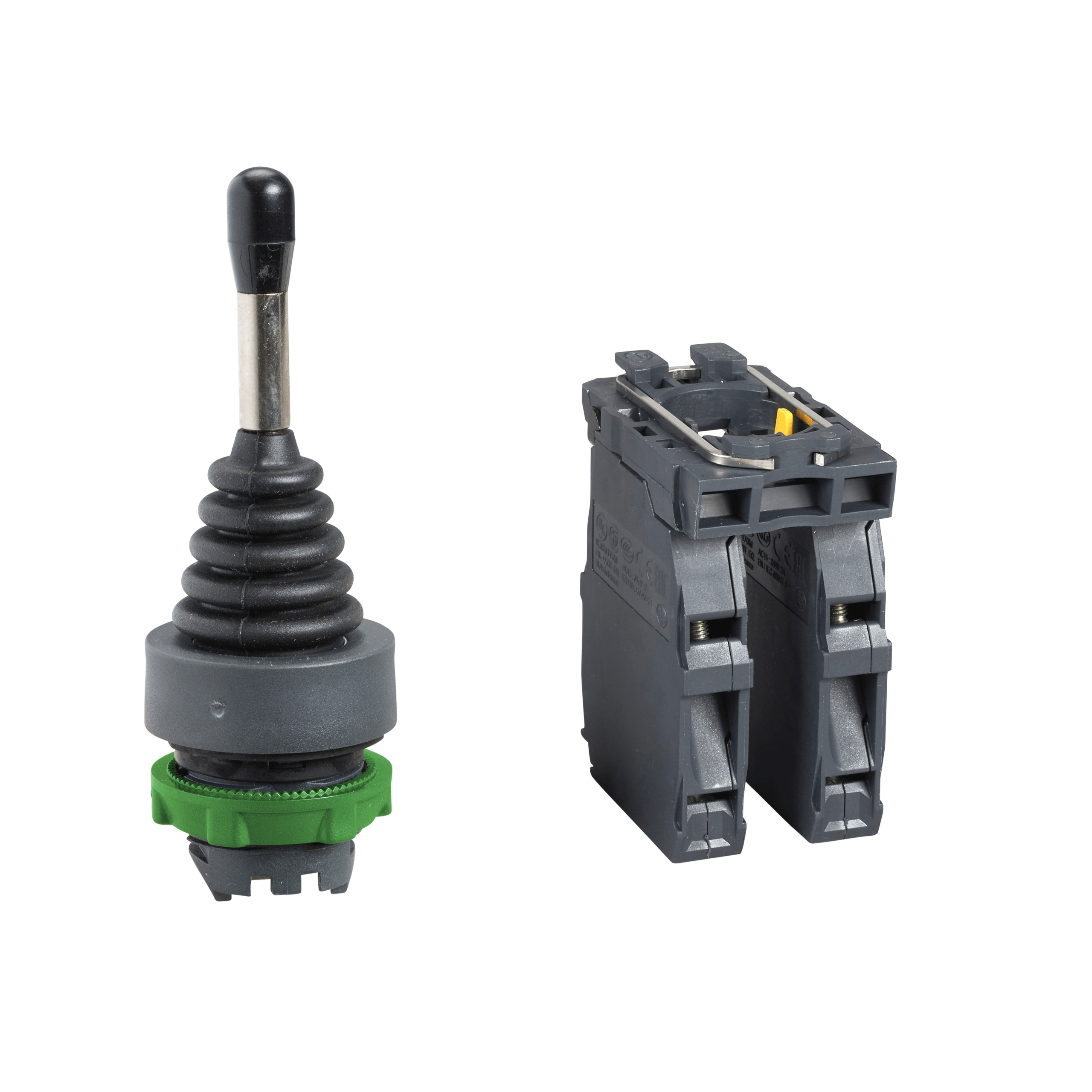 XD5PA24 - Harmony XB5, Joystick controller, Ø22, 4-direction, spring return, 1 NO per direction Schneider Electric