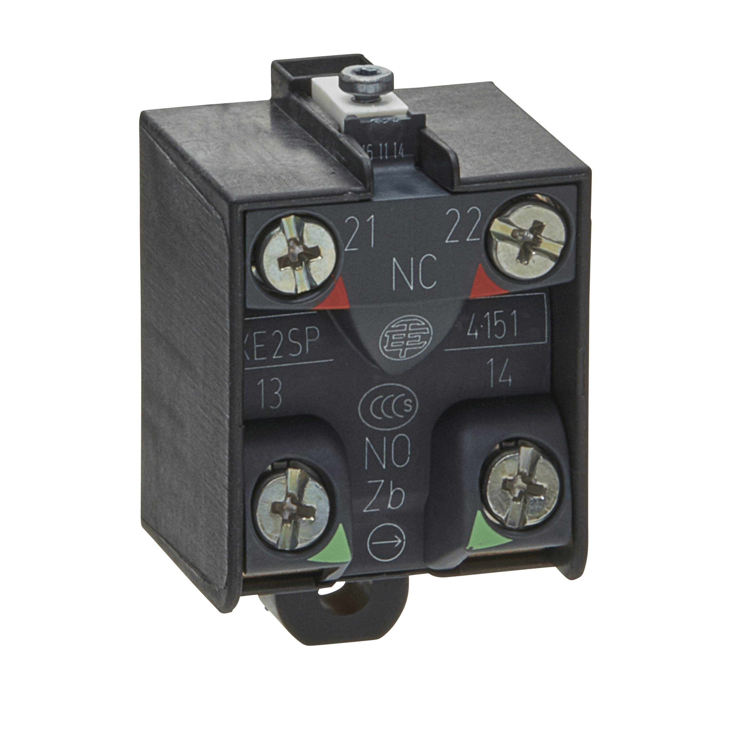 XE2SP4151 - Preventa XPE, Contact block, snap action, for 1 step or 2 step foot switch, 1 NO + 1 NC Schneider Electric
