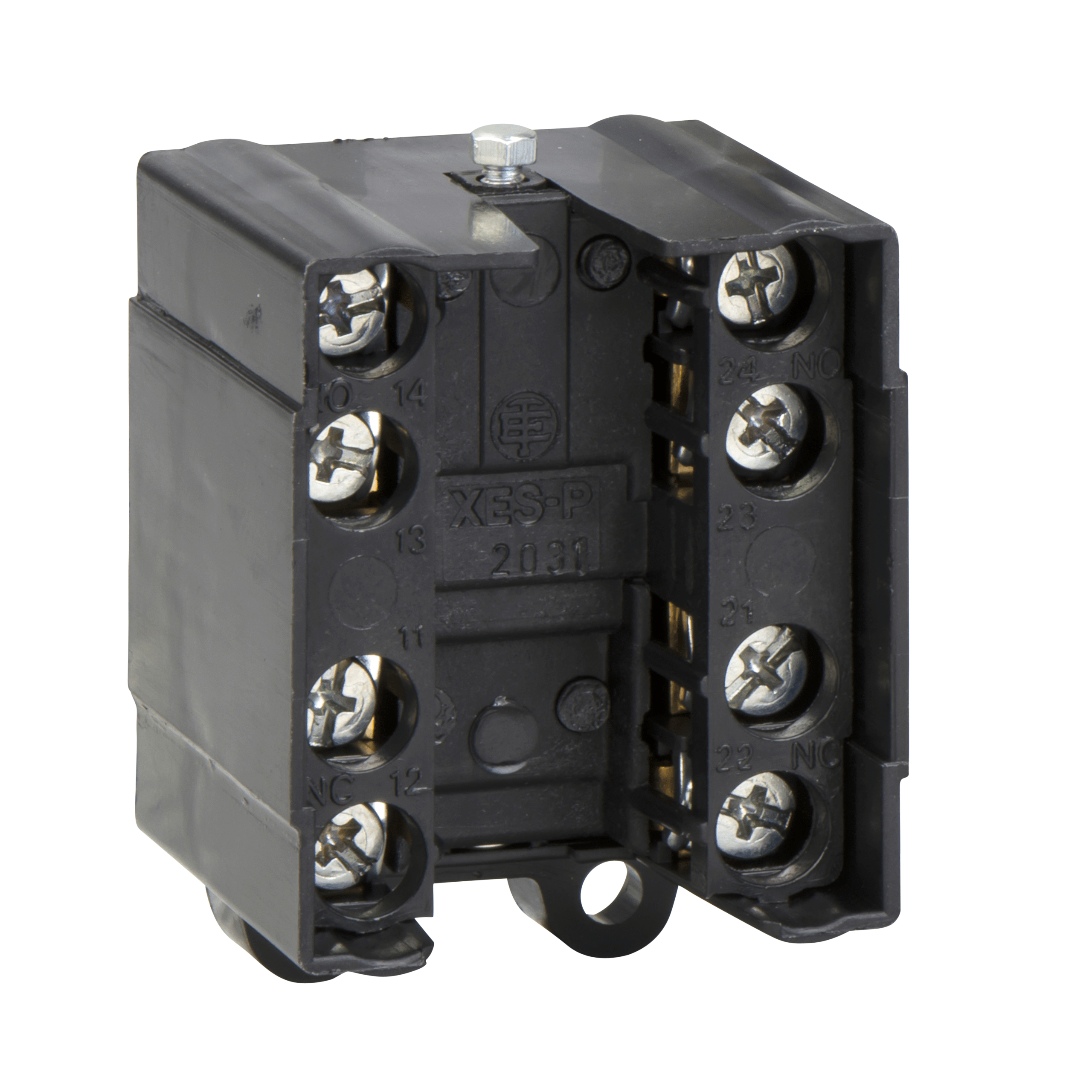 XESP2031 – Limit switch contact block, Limit switches XC Standard, XESP, 2 C/O snap action, staggered, silver plated | Telemecanique Sensors