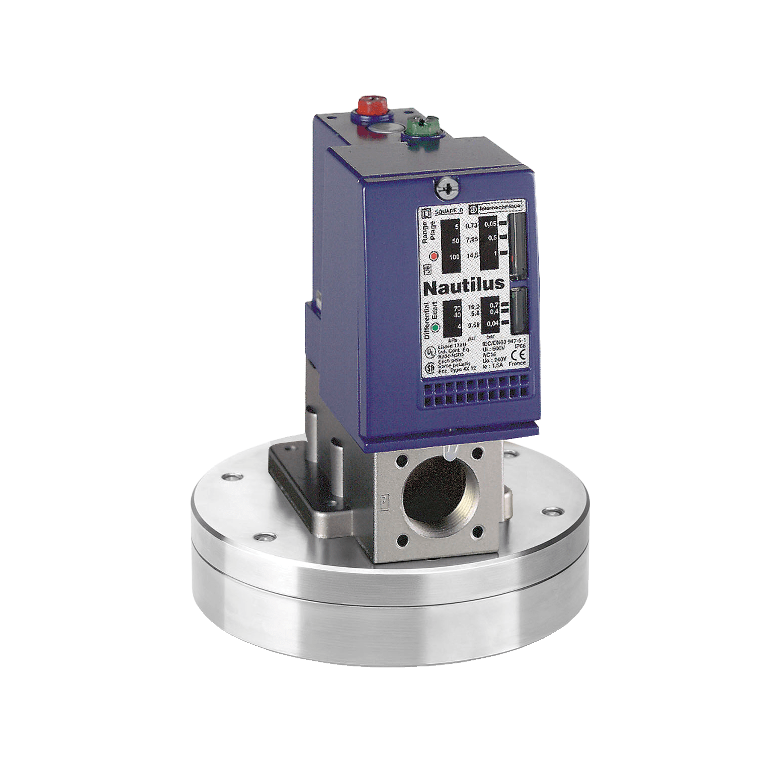 XMLCS02B2S11 – Electromechanical pressure sensor, Pressure sensors XM, switch XMLC 2.5 bar, adjustable scale 2 thresholds,…